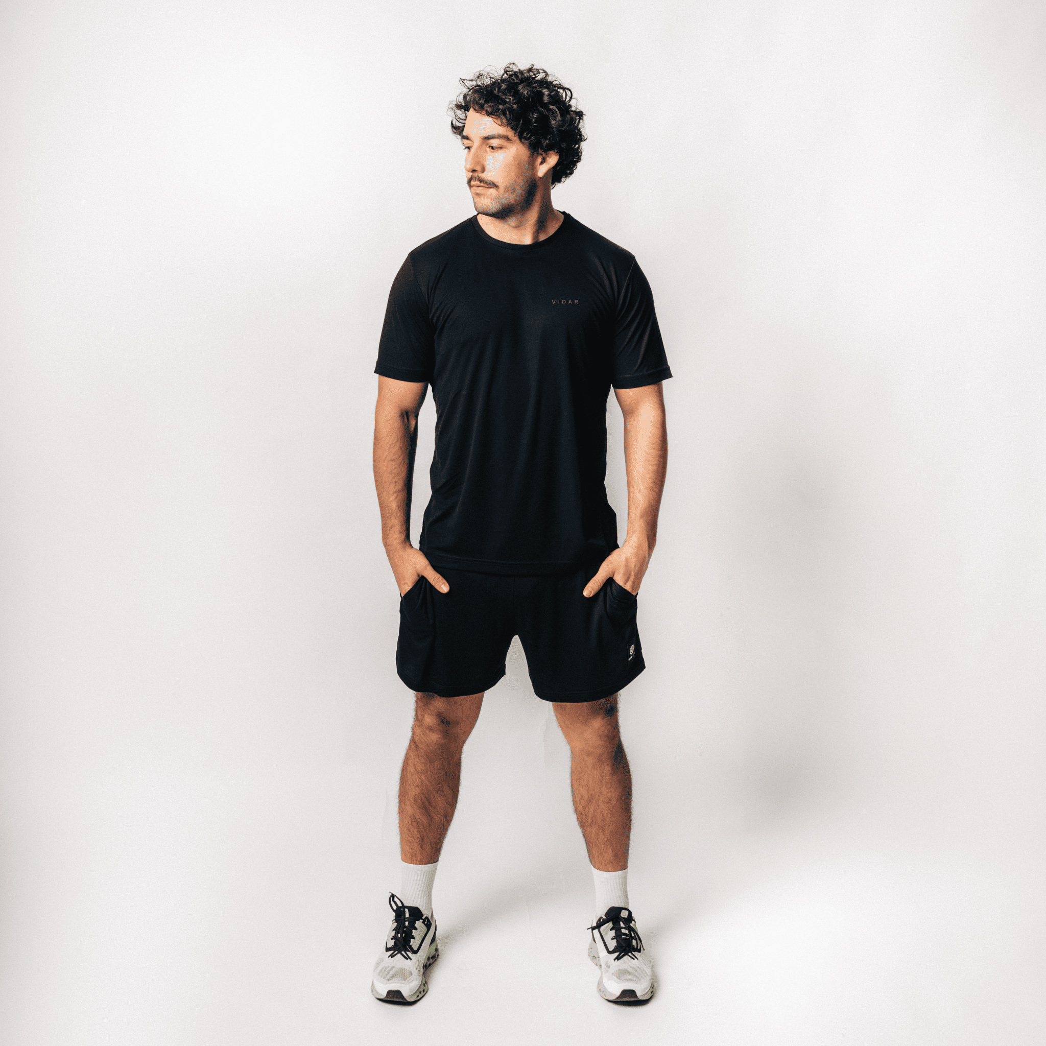RESET I Natural Performance Tee - schwarz