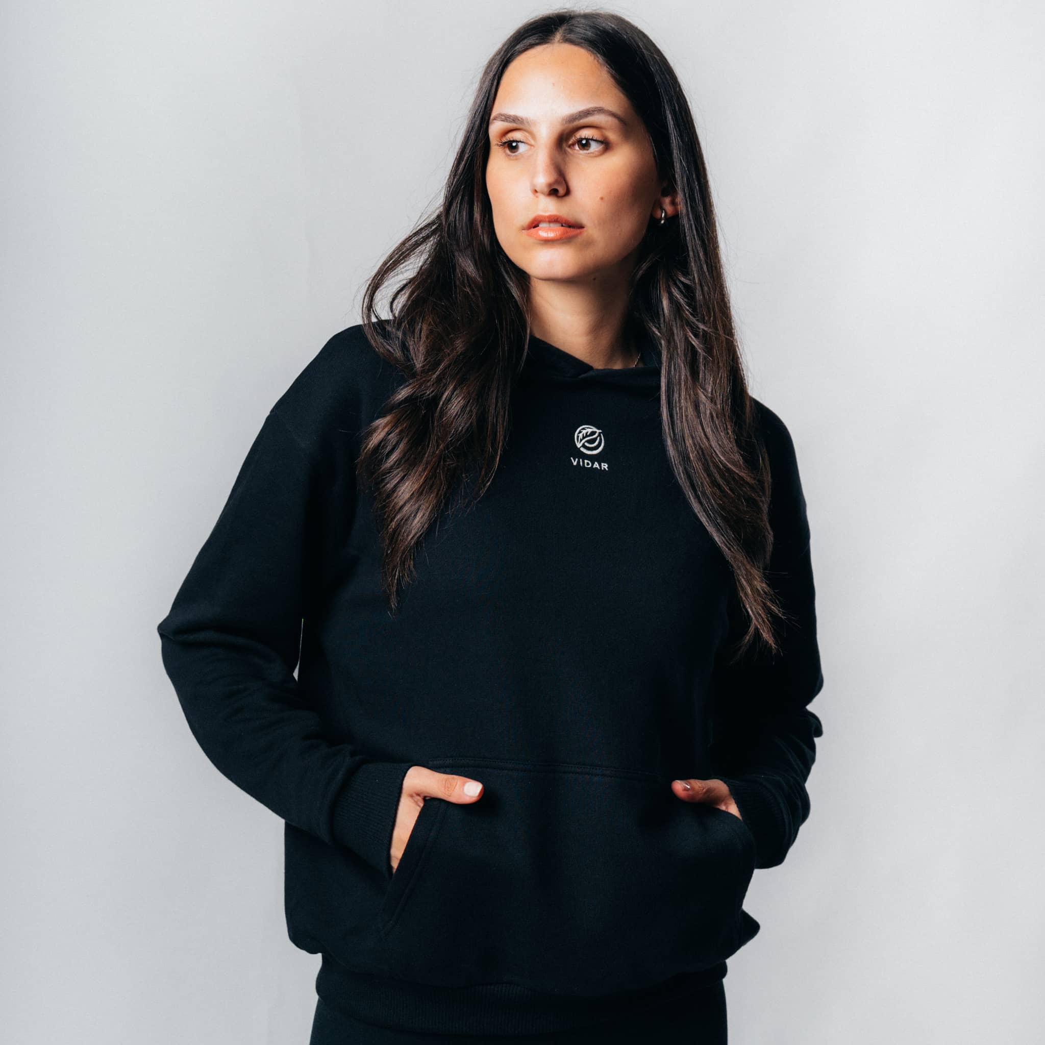 GUARD I Natural Hoodie Oversize - schwarz