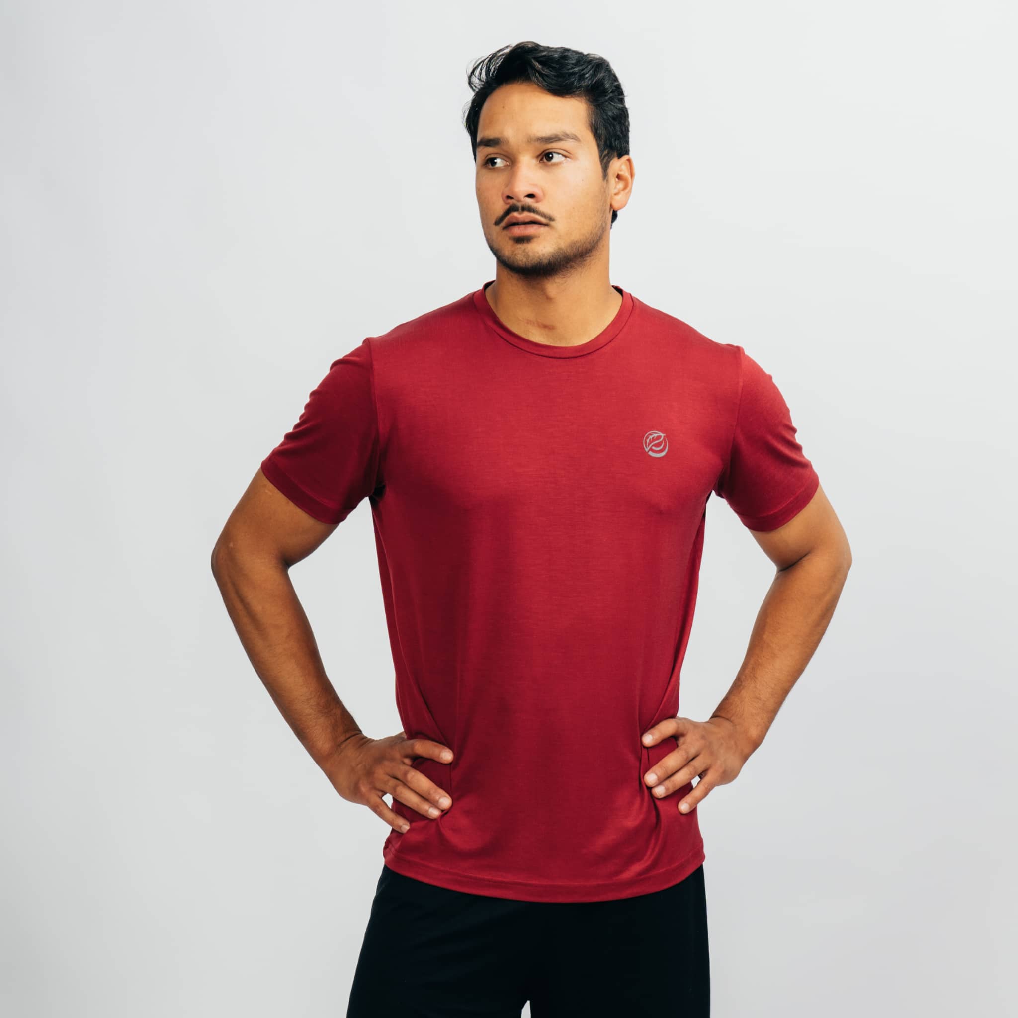 CHANGE I Natural Sport Tee - rot