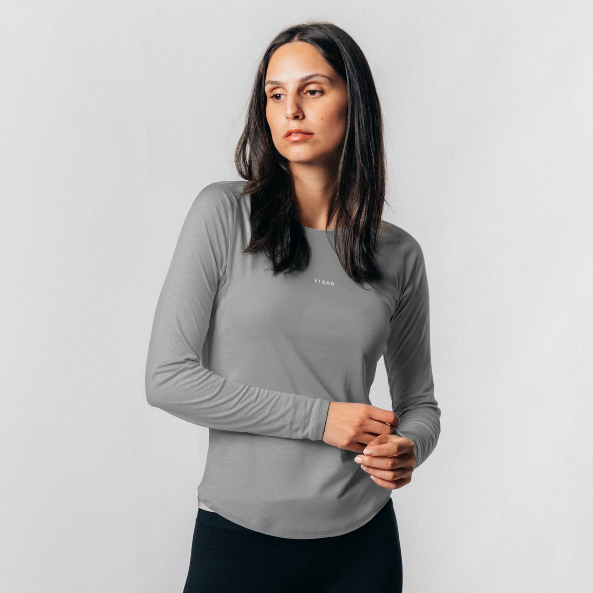 FLOW | Natural Sport Longsleeve - grau
