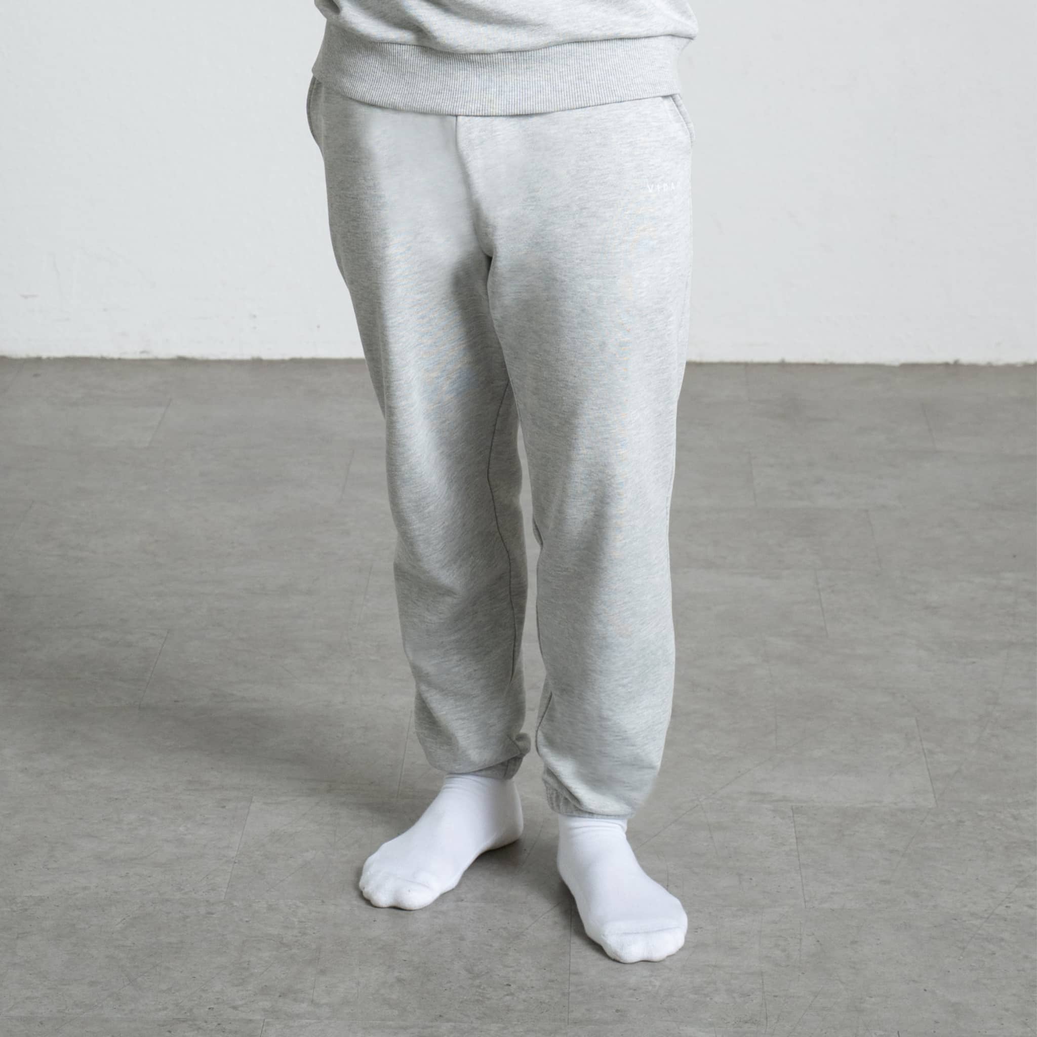 ALL COURT I Natural Sweatpants - grau-meliert