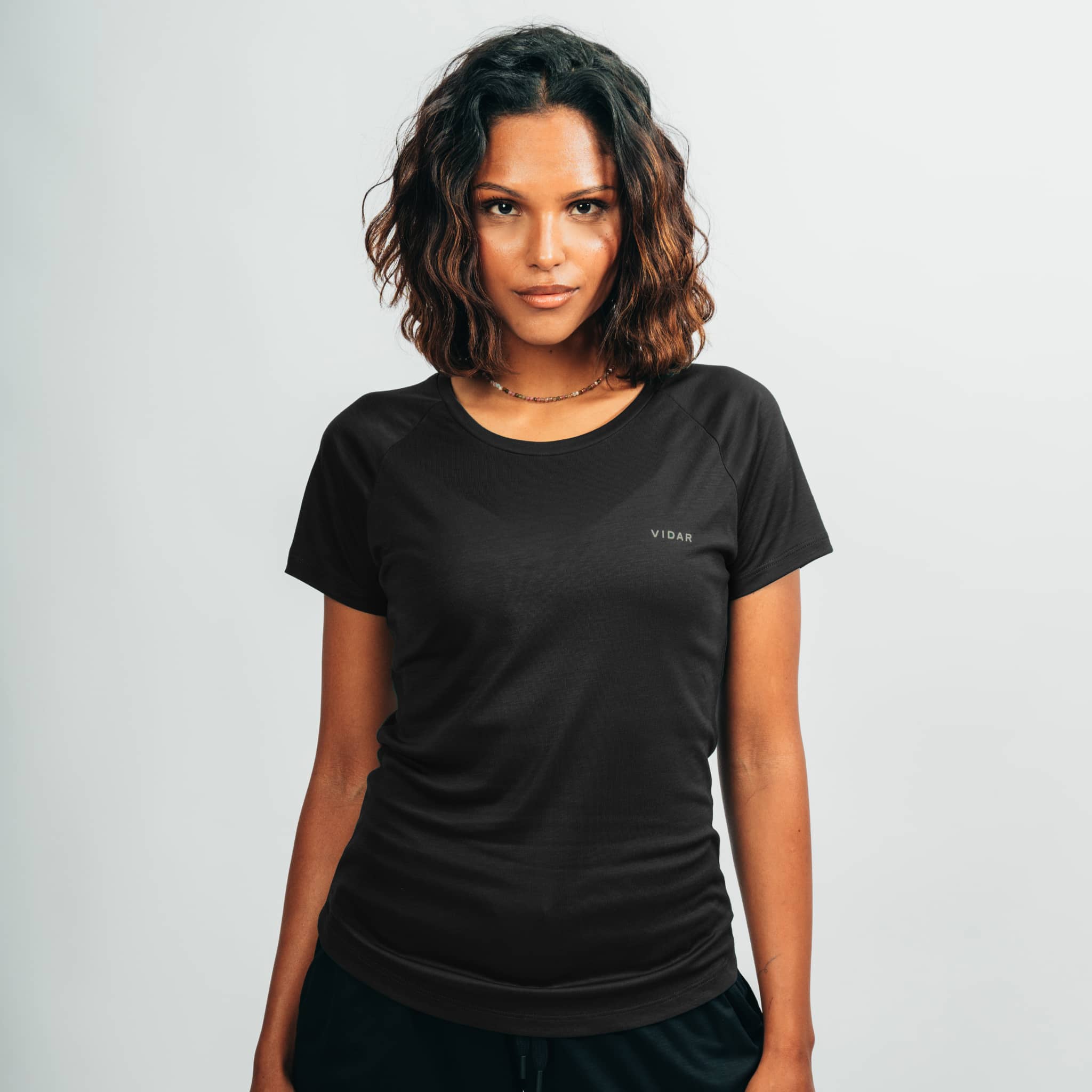 POSEIDA | Women Sport Shirt aus SEACELL - schwarz