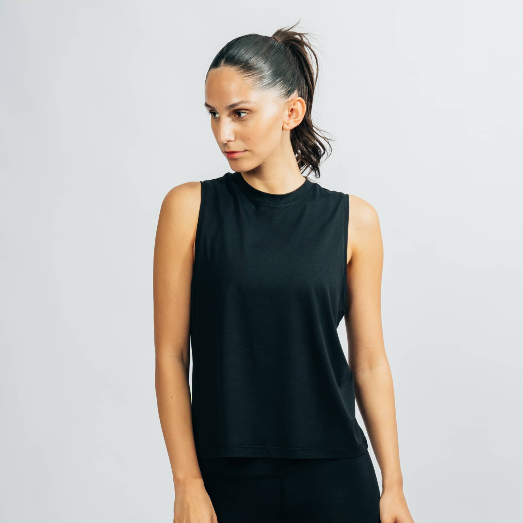 RISE I Natural Loose Top schwarz