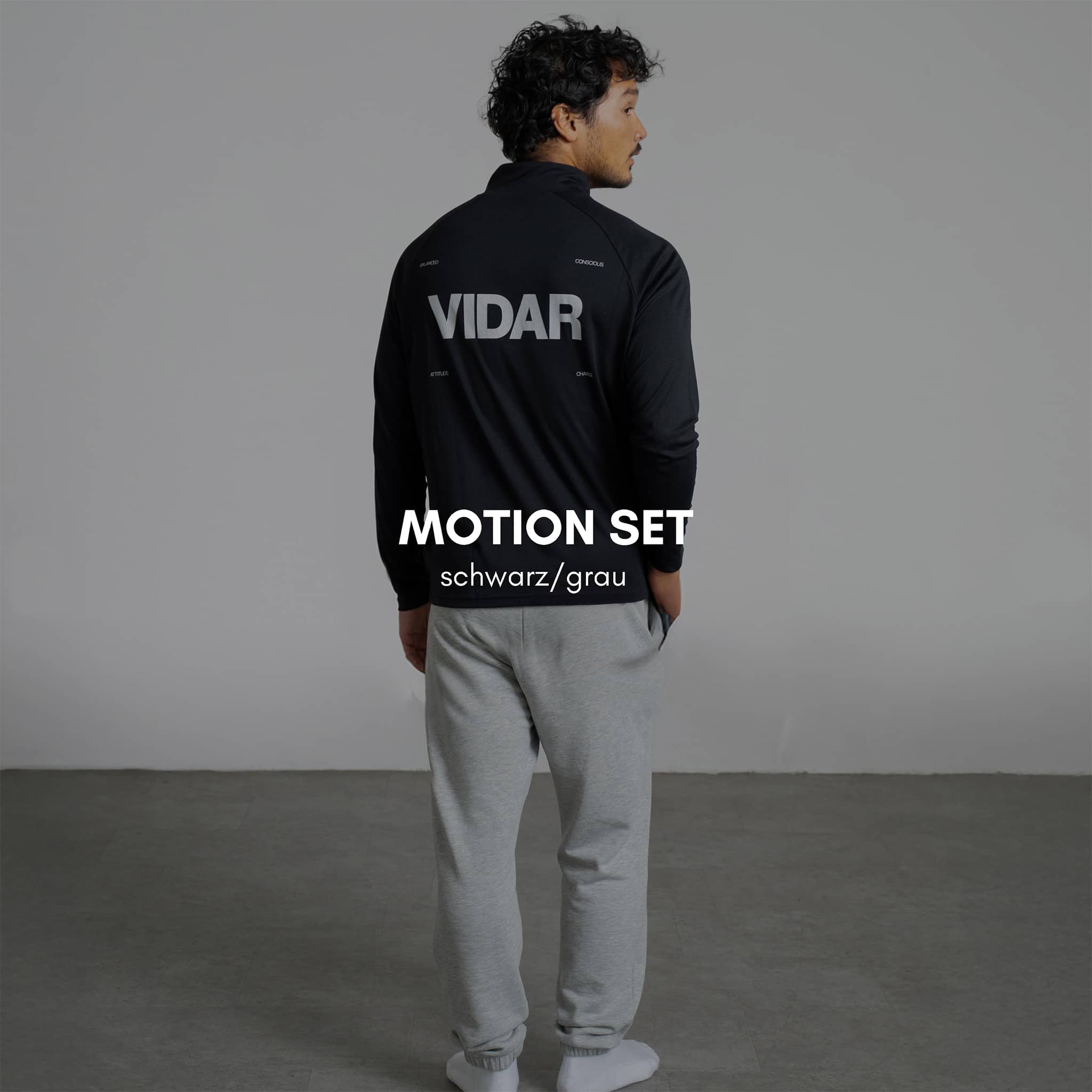 MOTION Set schwarz / grau