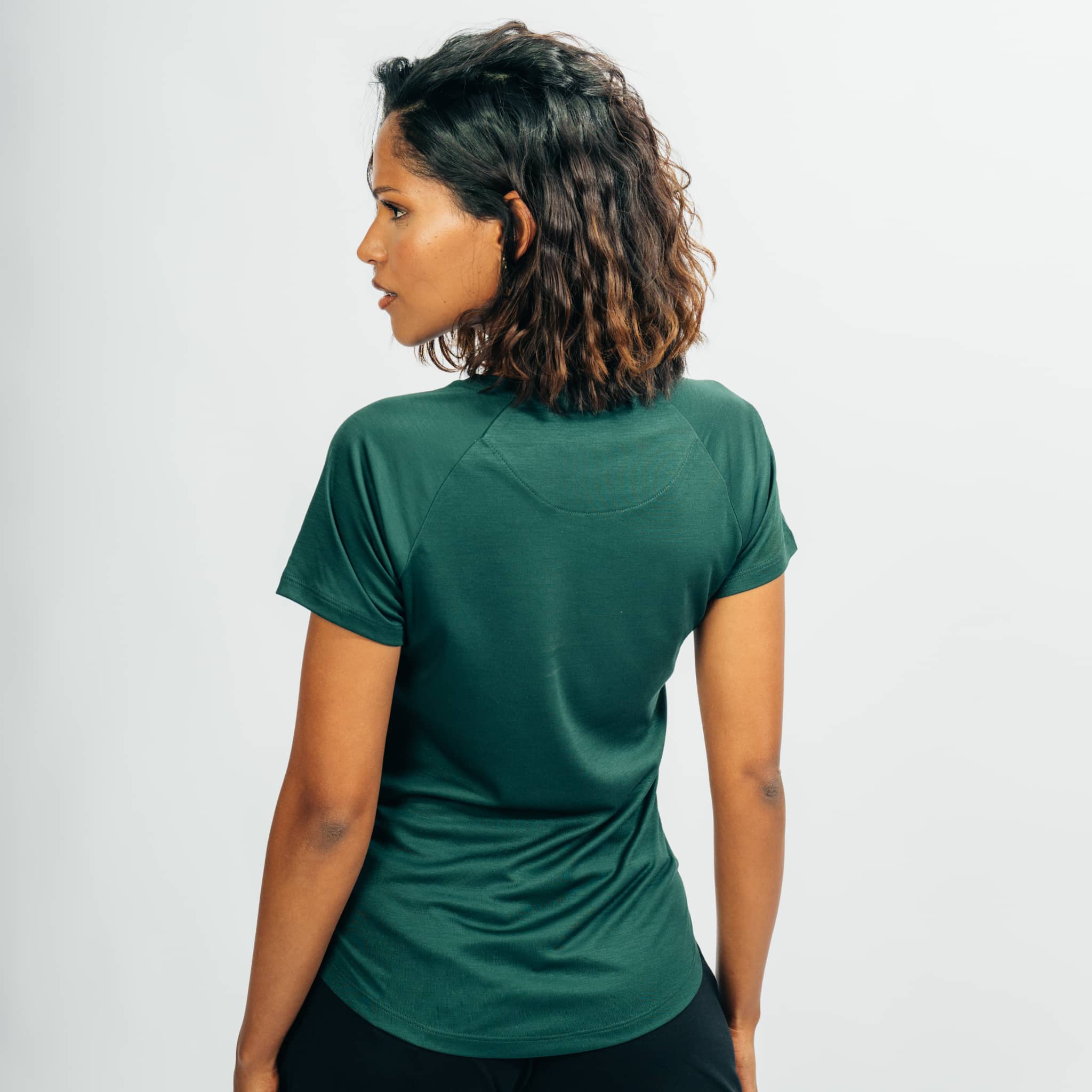POSEIDA | Women Sport Shirt aus SEACELL - dunkelgrün