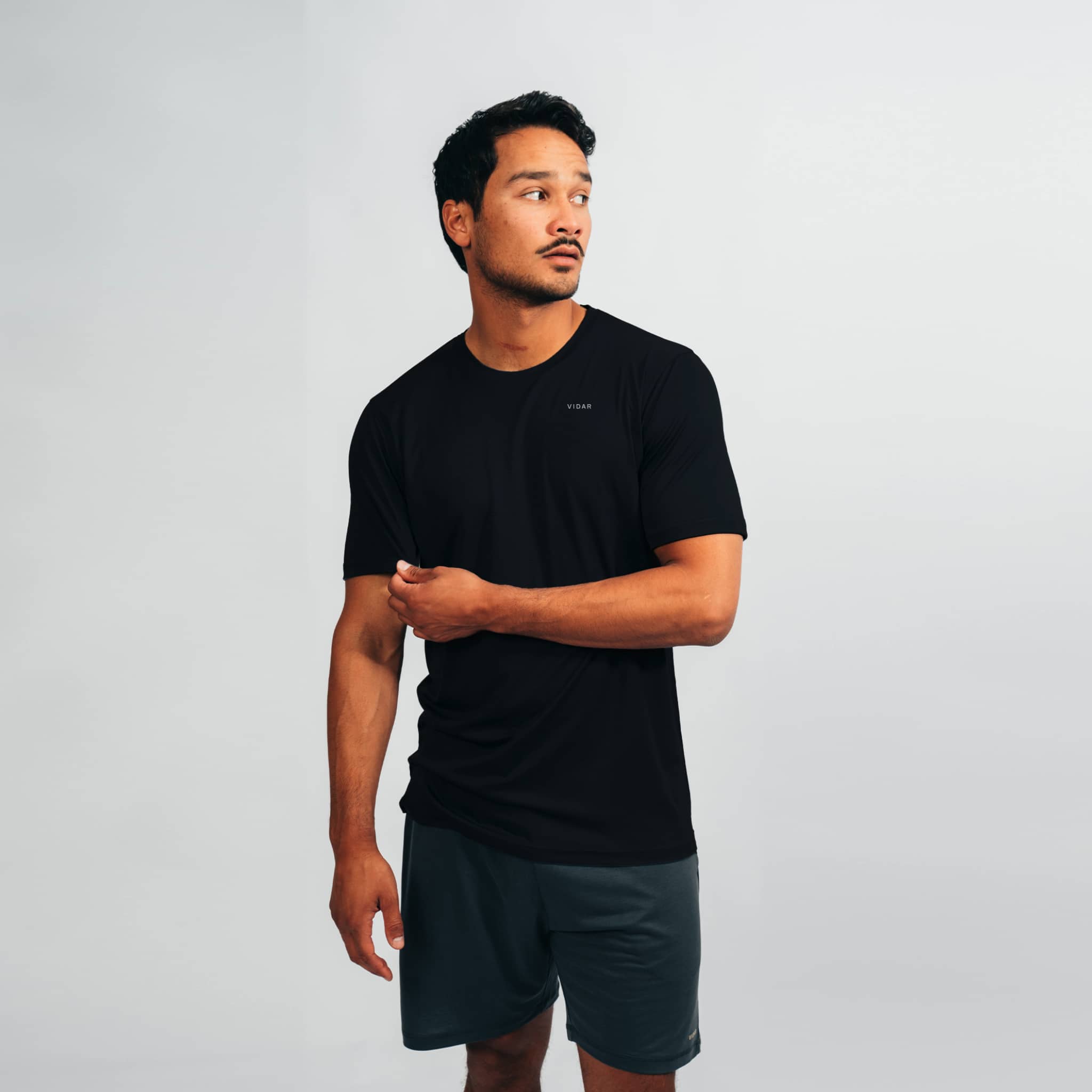 RESET I Natural Performance Tee - schwarz