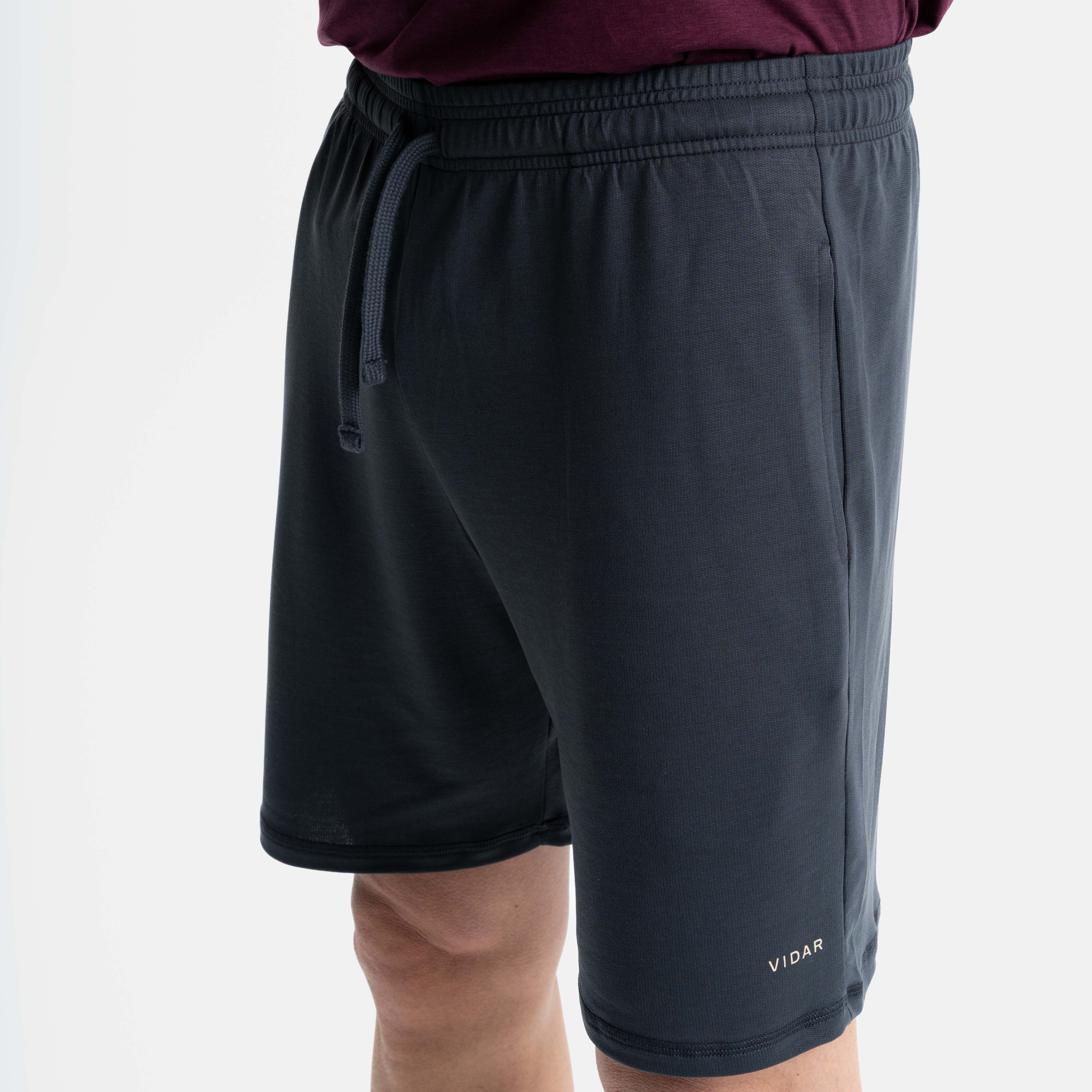 DISTANCE Sportset Short | Burgundy Red x Iron Grey