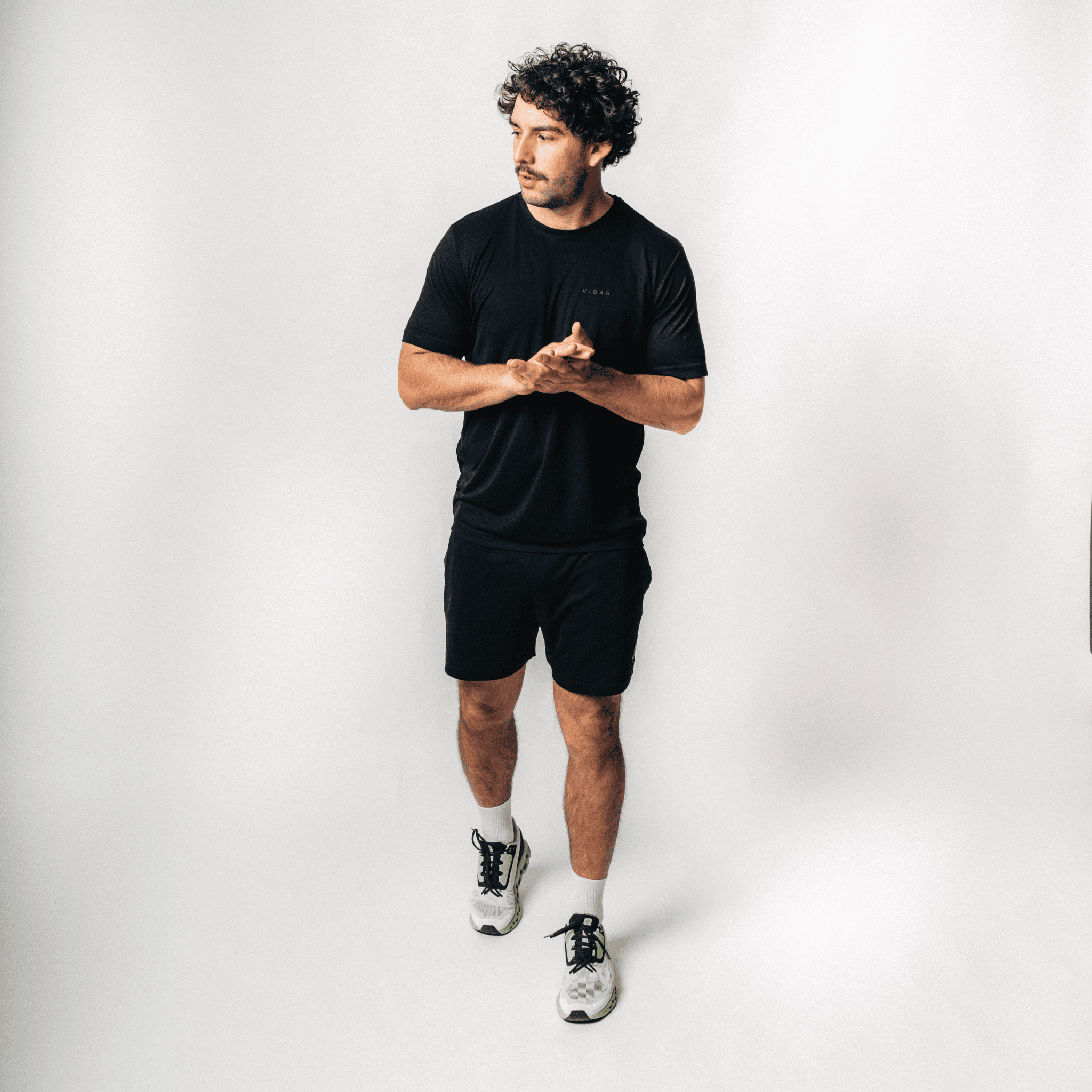 RESET I Natural Performance Tee - schwarz