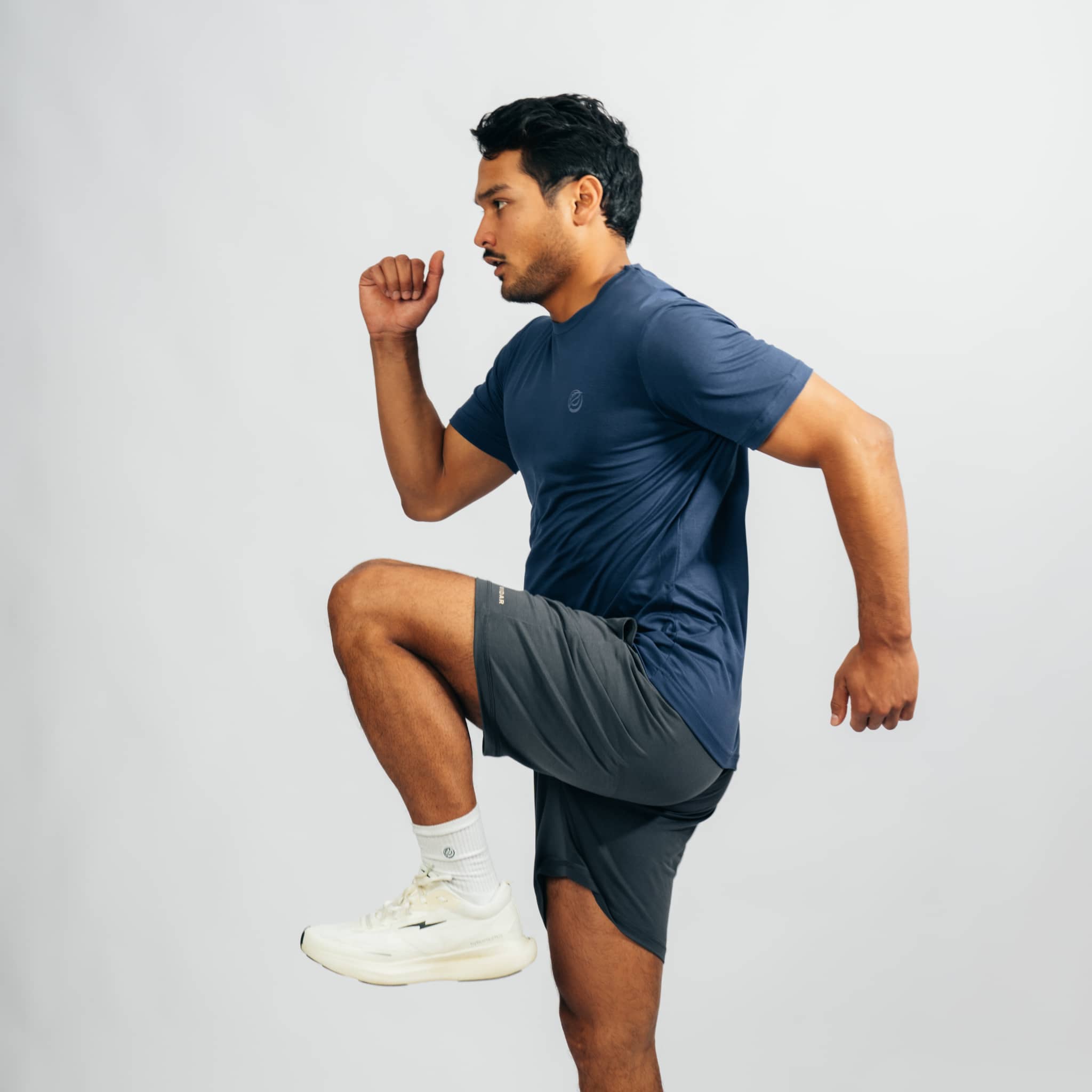 Sportset aus TENCEL™ Lyocell - blau / anthrazit