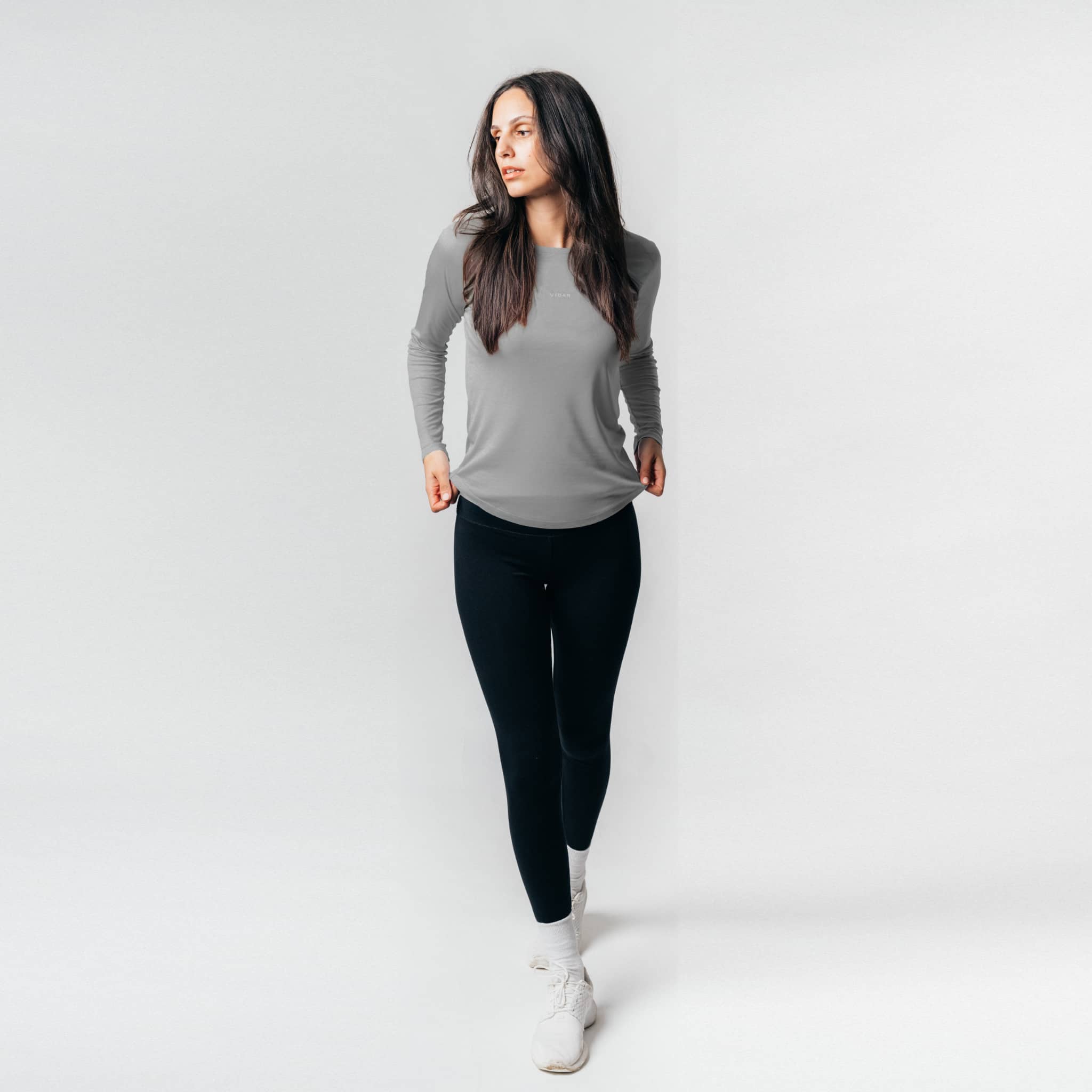 FLOW | Natural Sport Longsleeve - grau