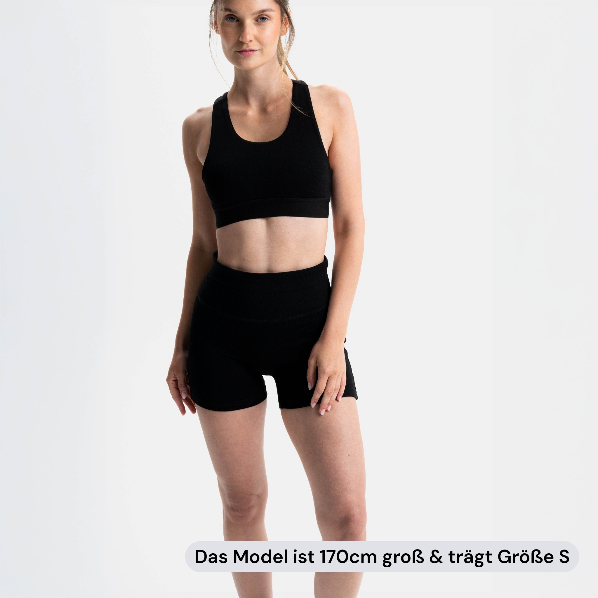 DEFINE | Natural Short Leggings | Black