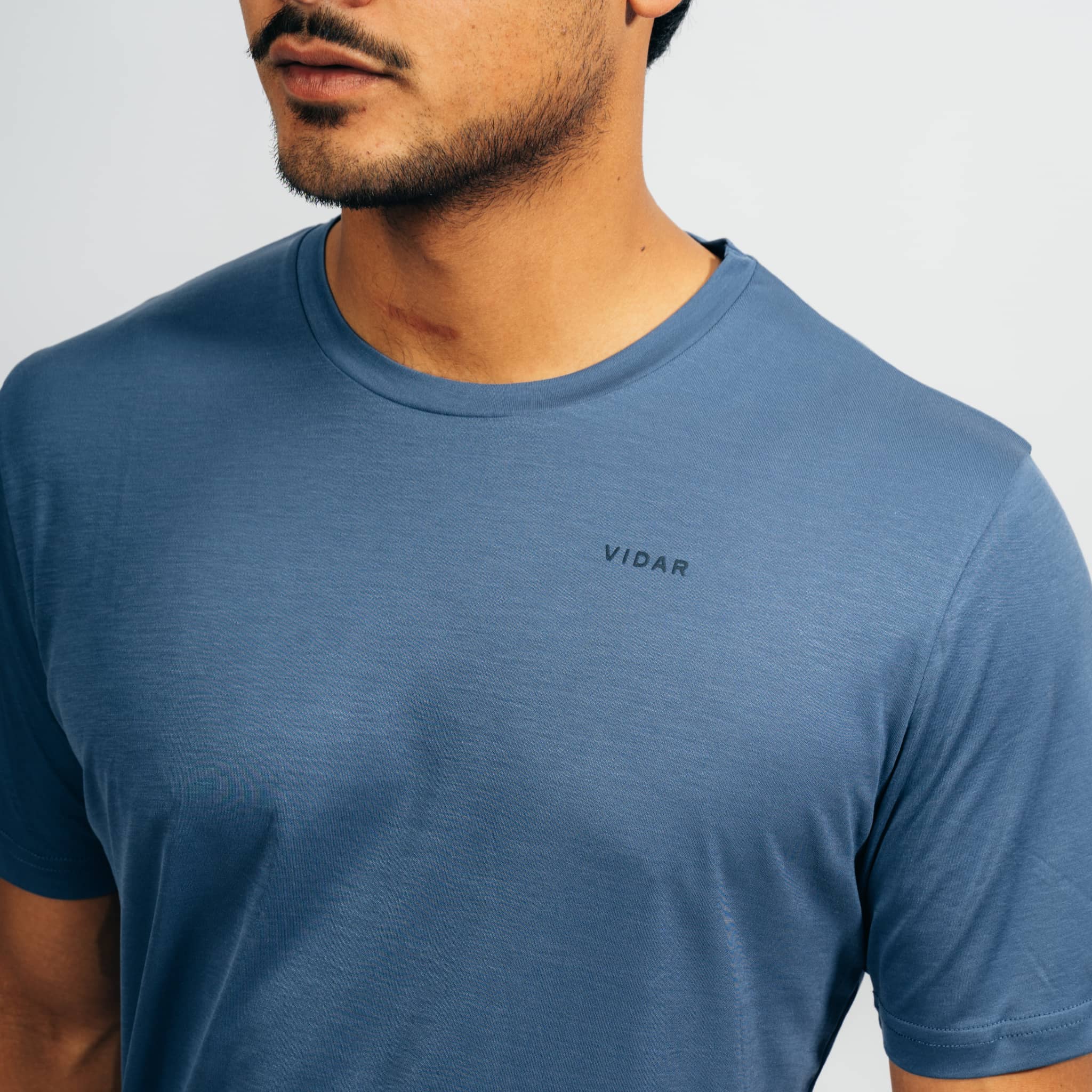 RESET I Natural Performance Tee - marineblau