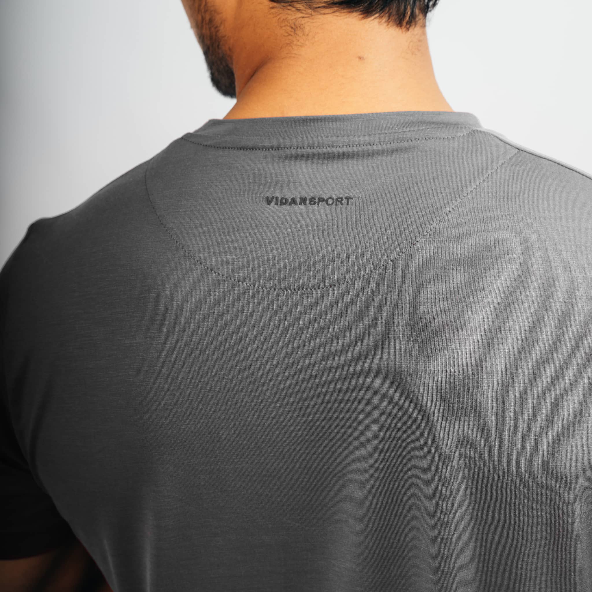 CHANGE I Natural Sport Tee - dunkelgrau