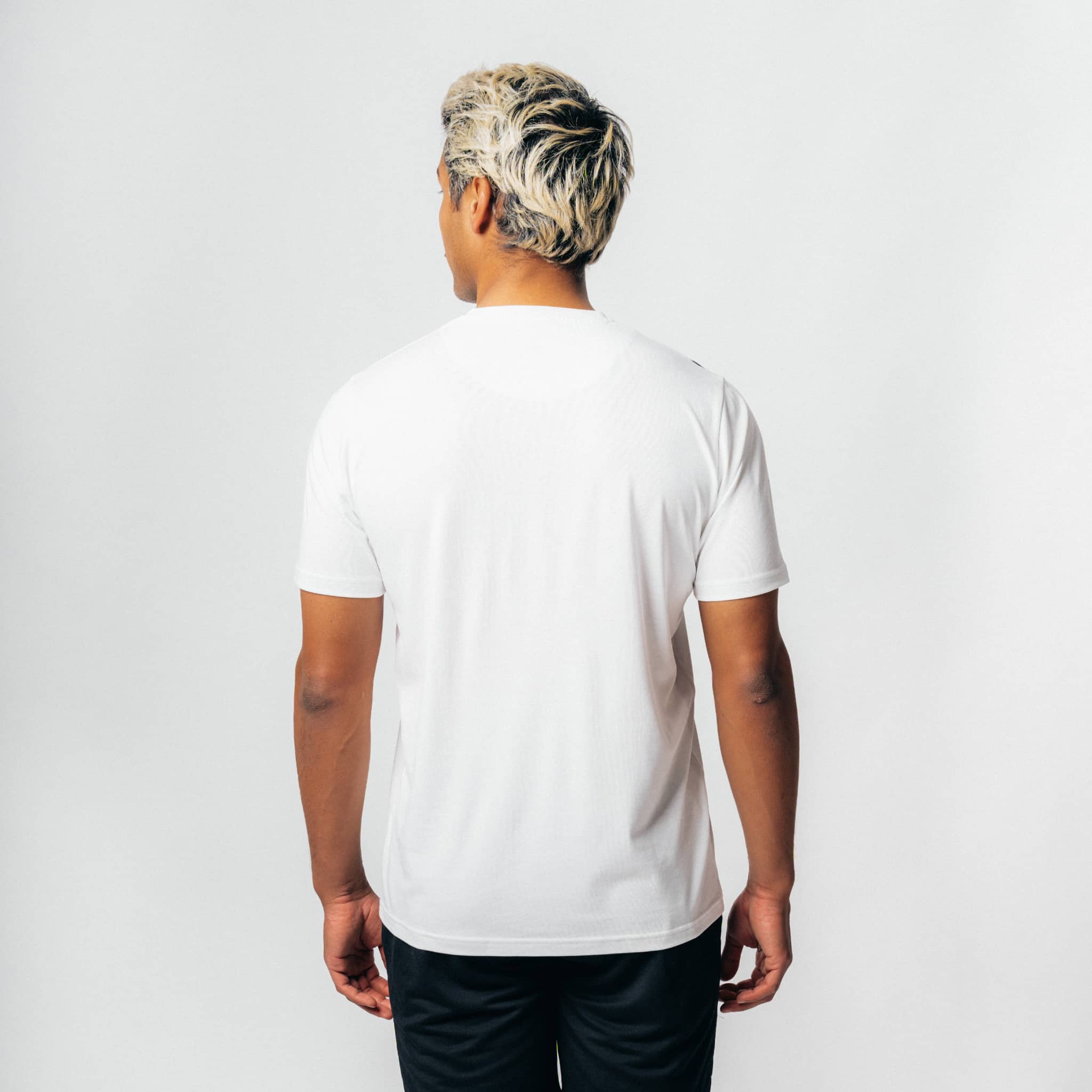 SLAM I Natural Tennis Shirt - grün / lila gestreift