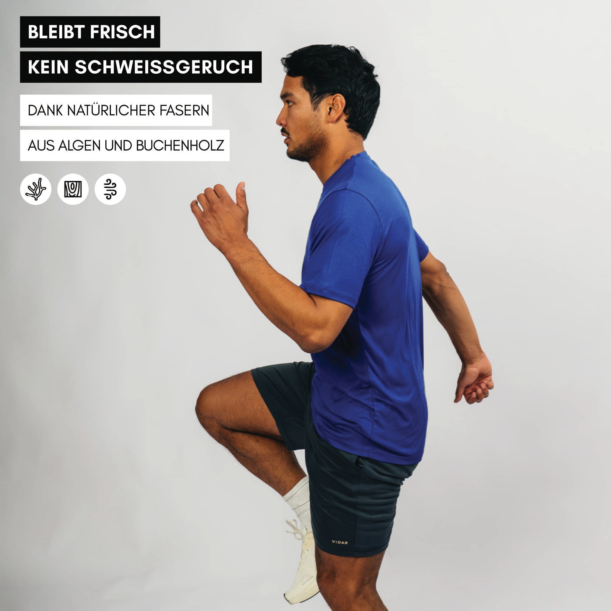 RESET Set (kurz) - cobaltblau/schwarz