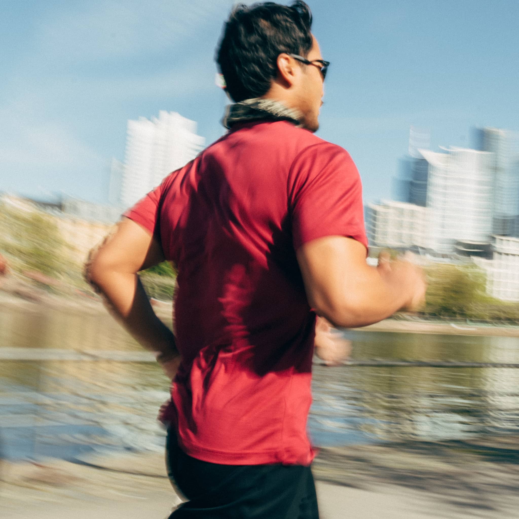 CHANGE I Natural Sport Tee - rot