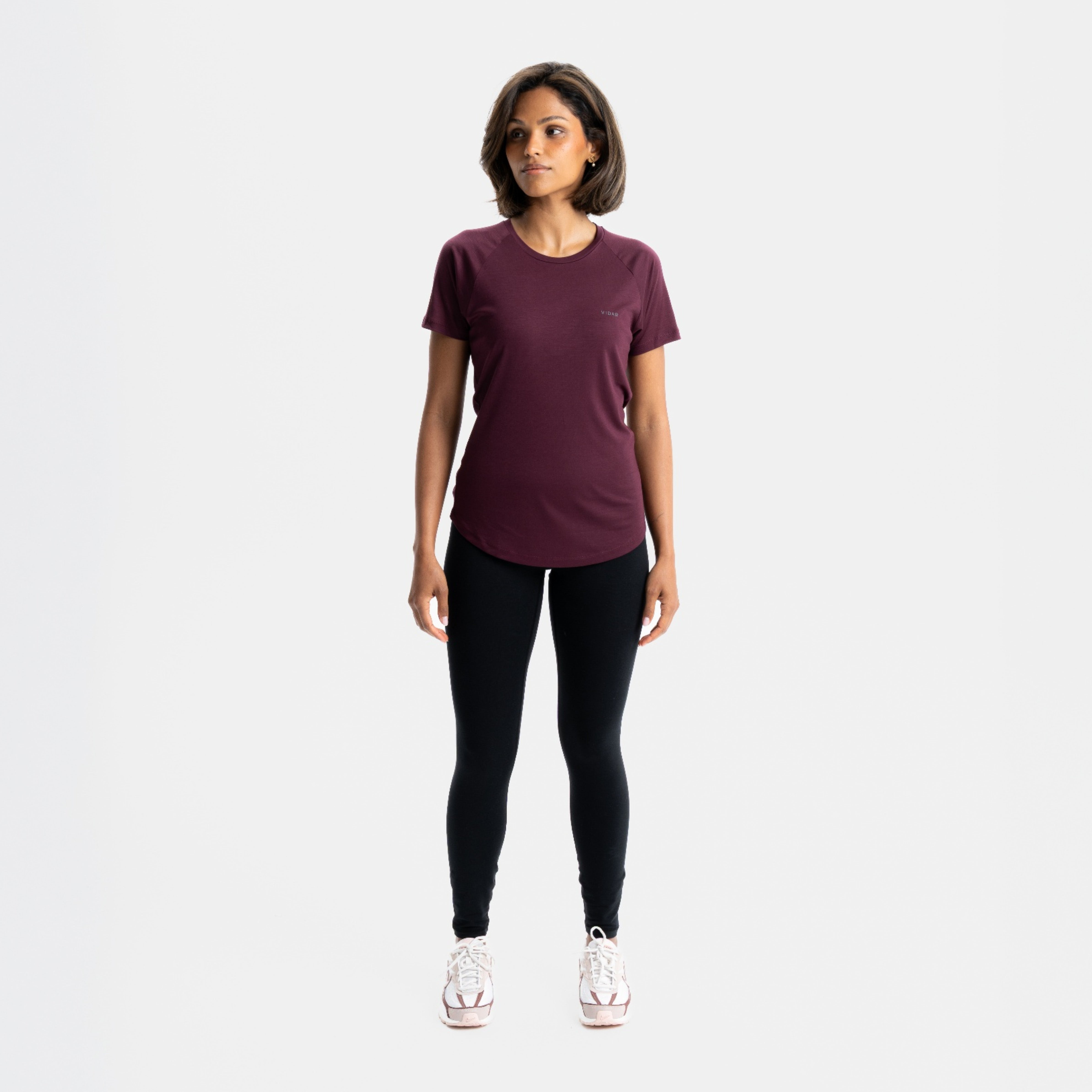 POSEIDA | Natural Performance Shirt | Burgundy Red