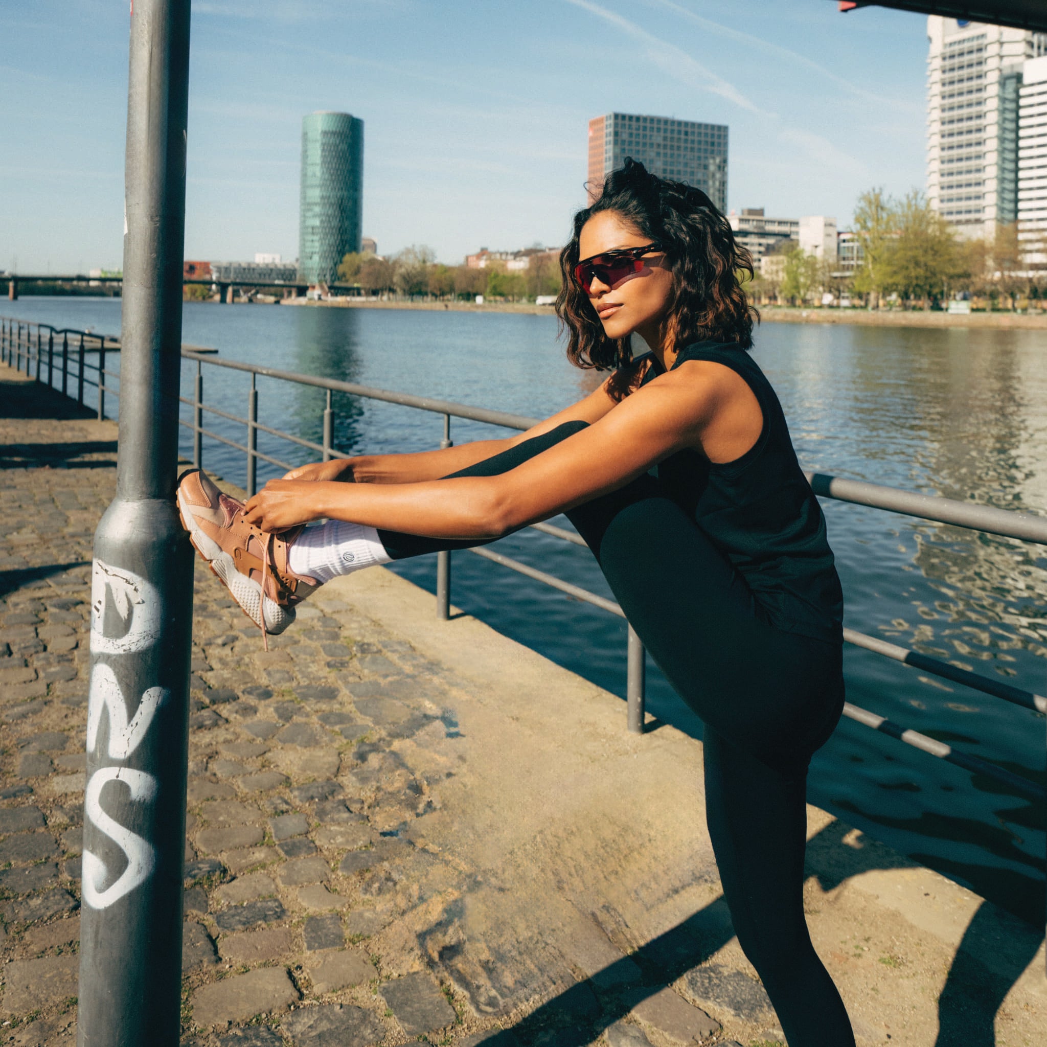 Flexible Sportset - schwarz
