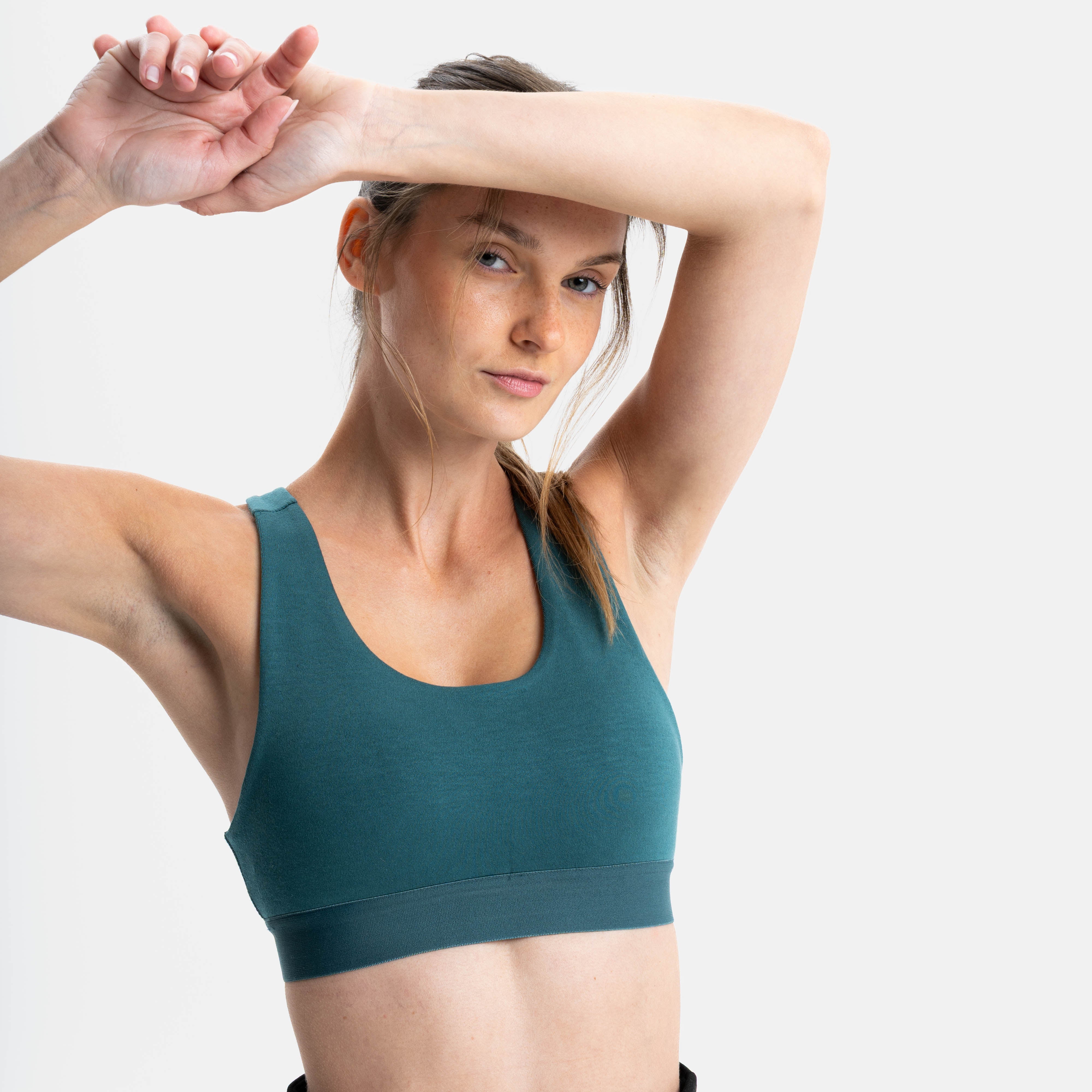 BREATH | Natural Sport Bra | Deep Sea Green