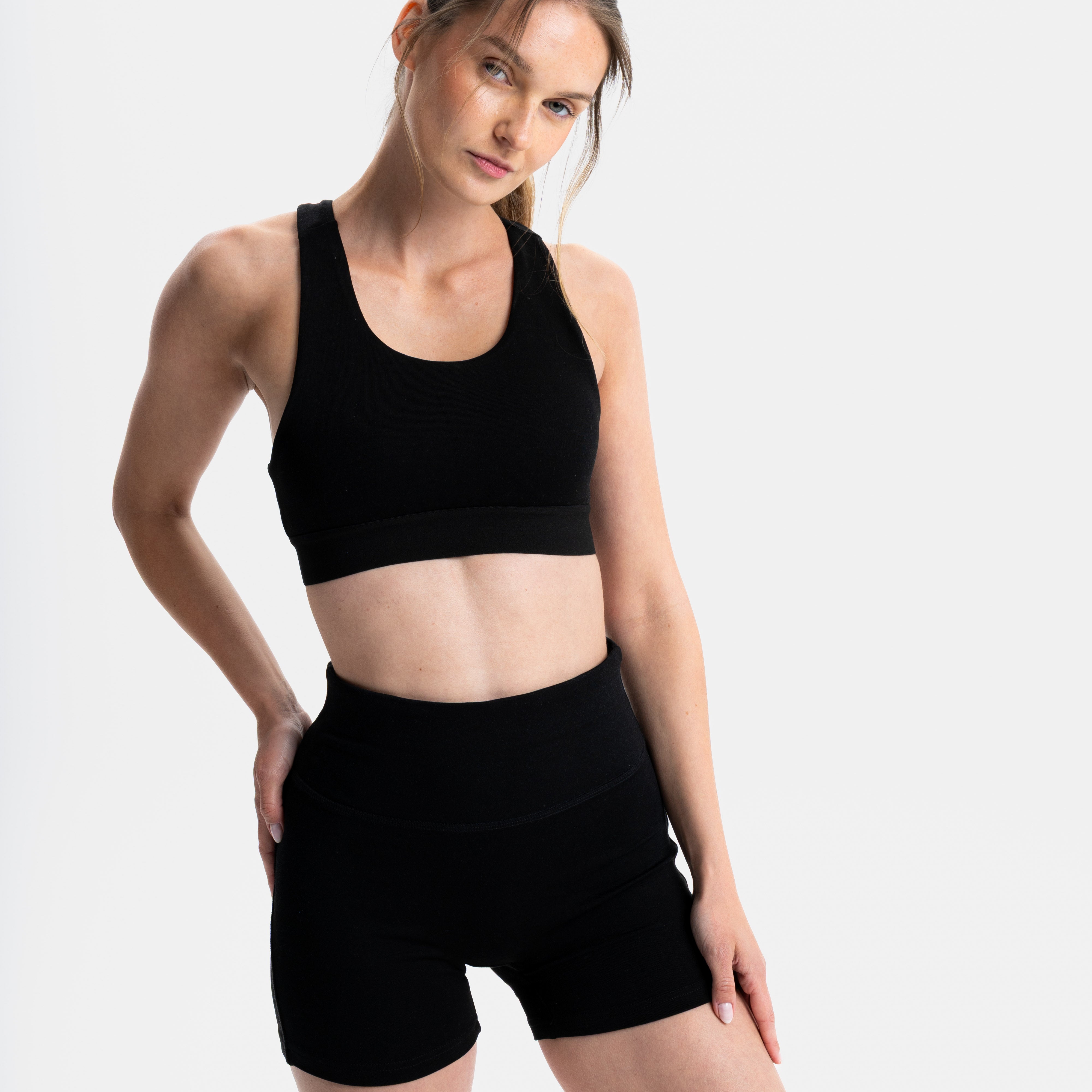 DEFINE | Natural Short Leggings | Black