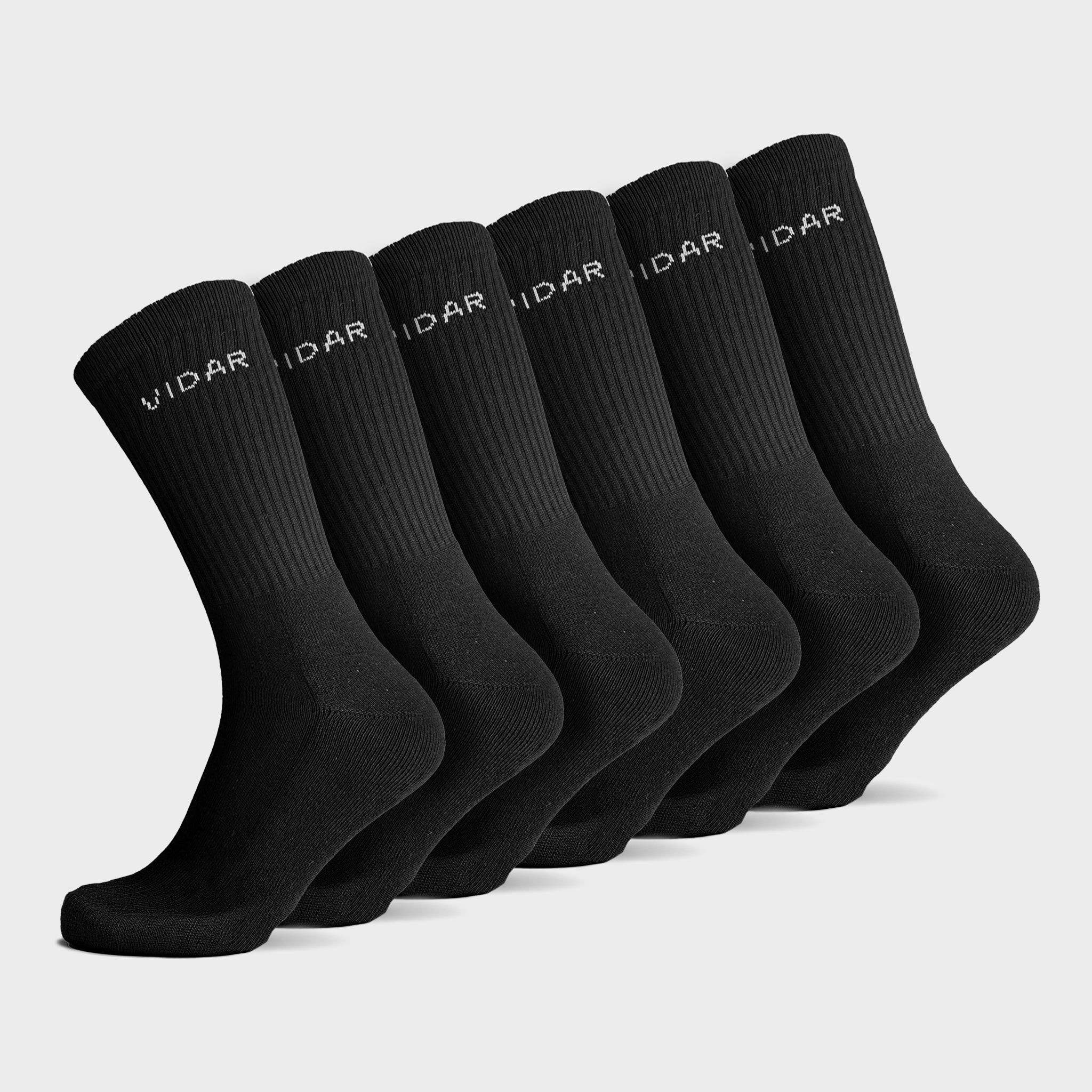 6er-Pack VIDAR Socken aus TENCEL™ - Black