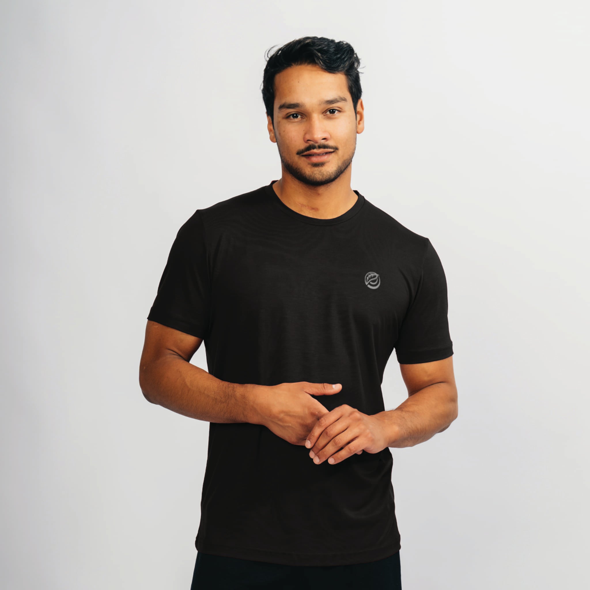 CHANGE I Natural Sport Tee - schwarz