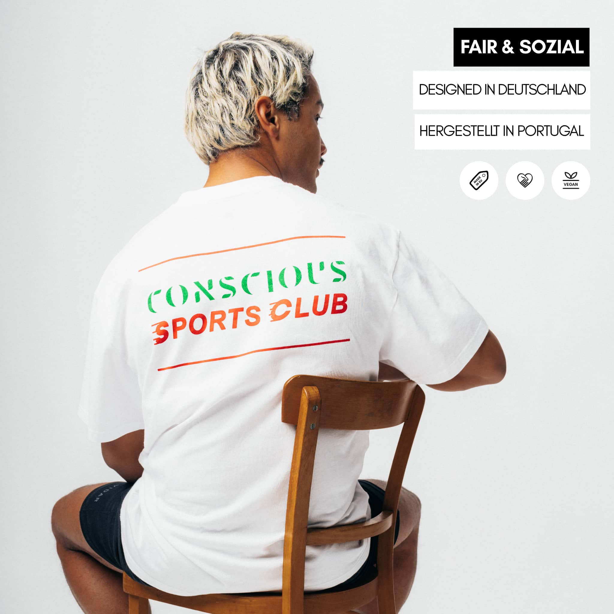 CONSCIOUS SPORTS CLUB | Heavy Oversized Tee - weiß