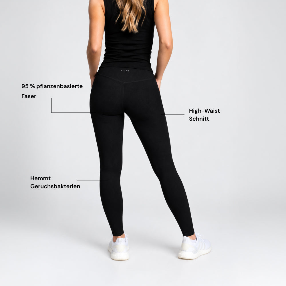 EMBRACE | Plant-Based Leggings | Black