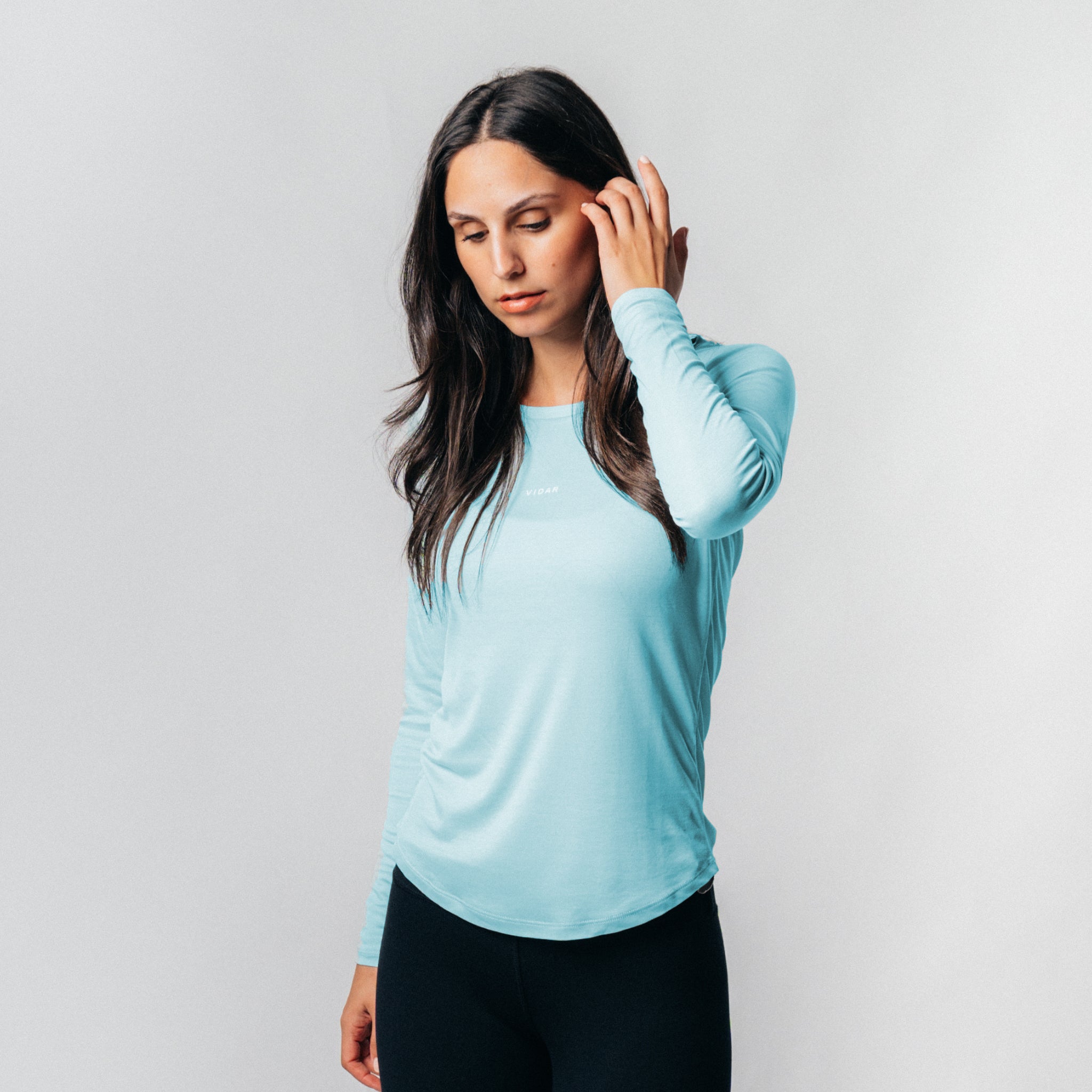 FLOW | Natural Sport Longsleeve - sky blue