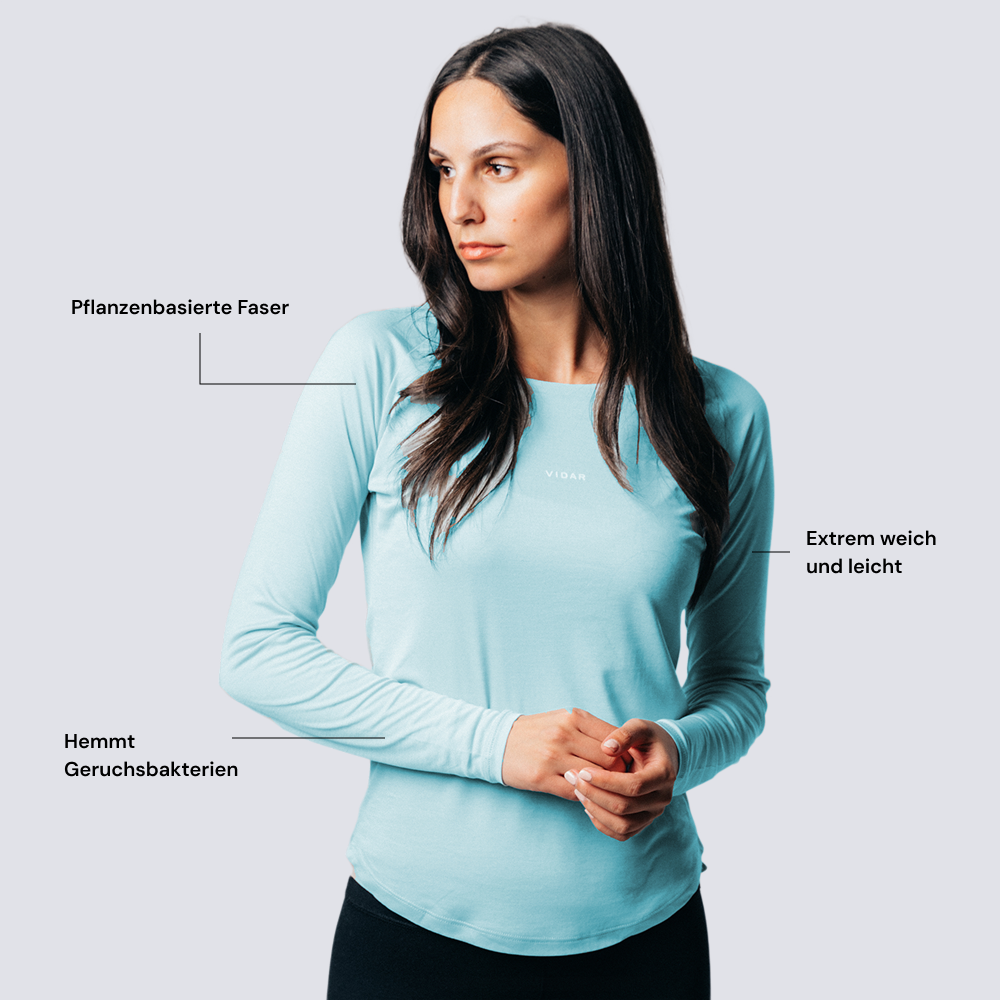 FLOW | Natural Sport Longsleeve | Sky Blue