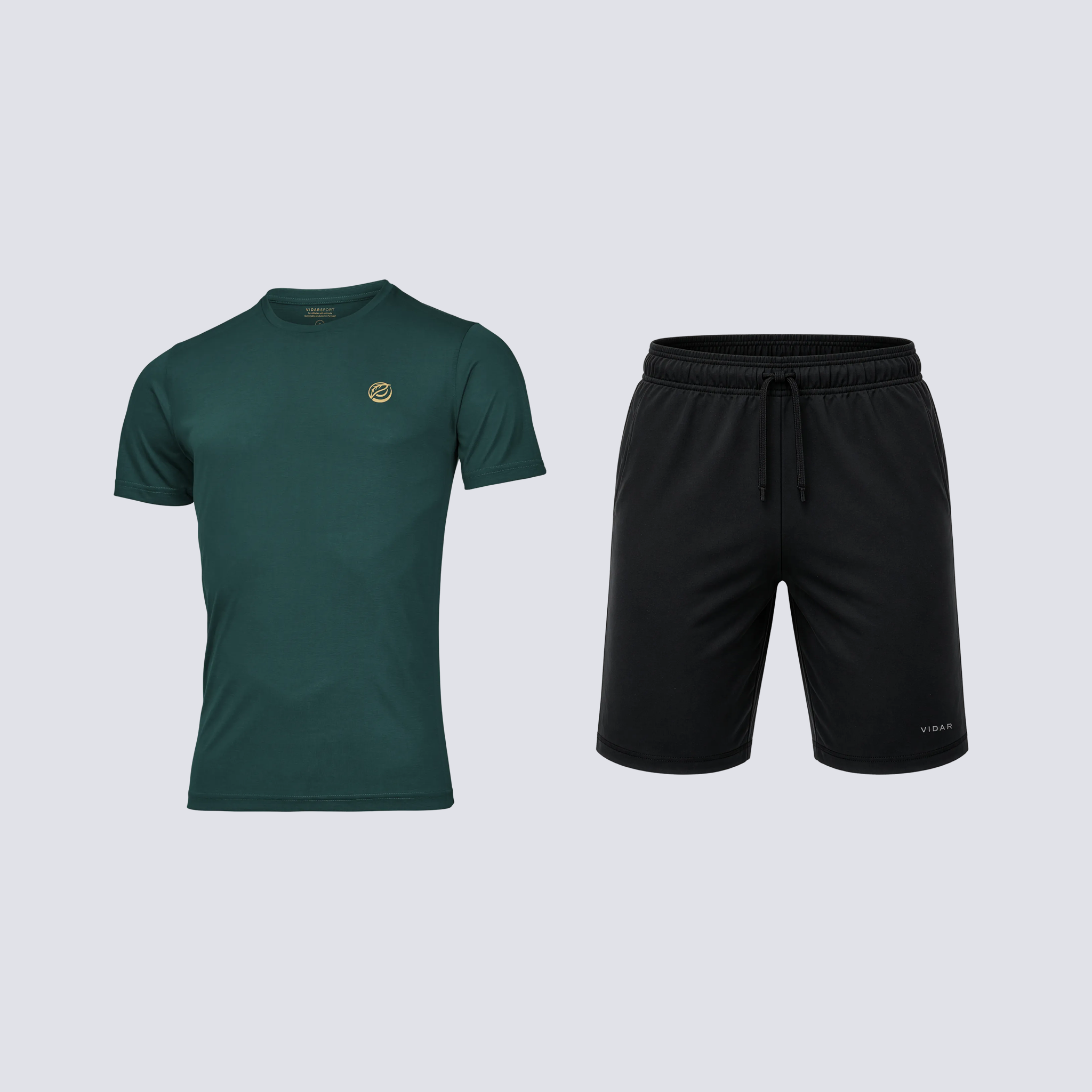 CHANGE Sportset (kurz) - grün / schwarz