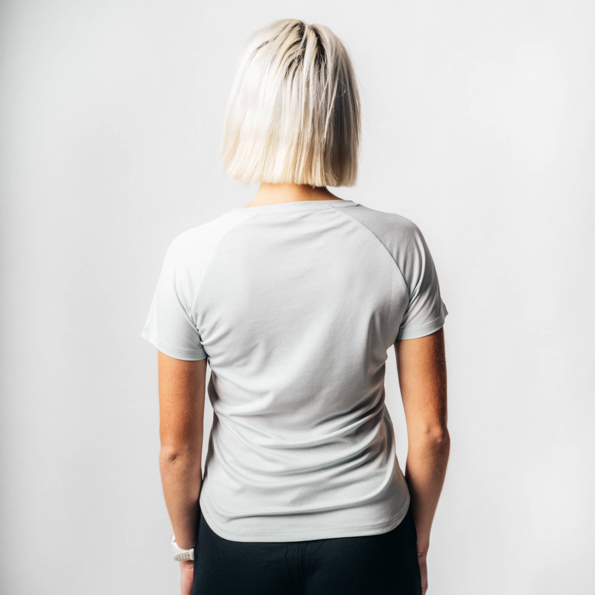 POSEIDA | Women Sport Shirt aus SEACELL - silbergrau