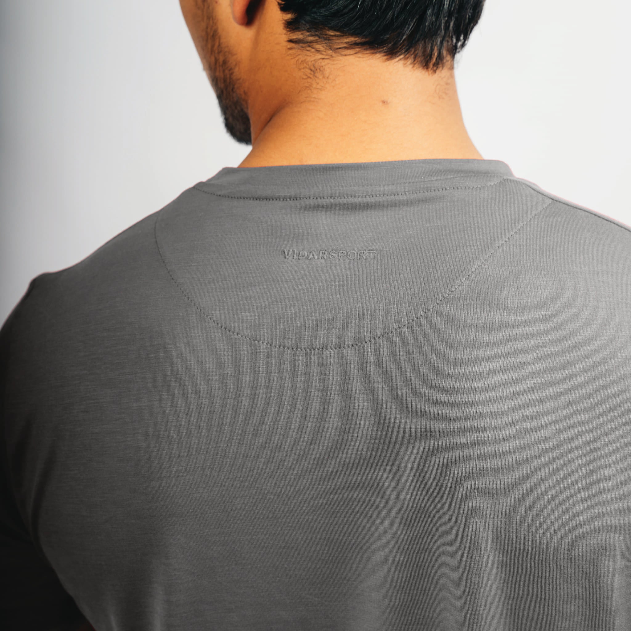 CHANGE I Natural Sport Tee - dunkelgrau