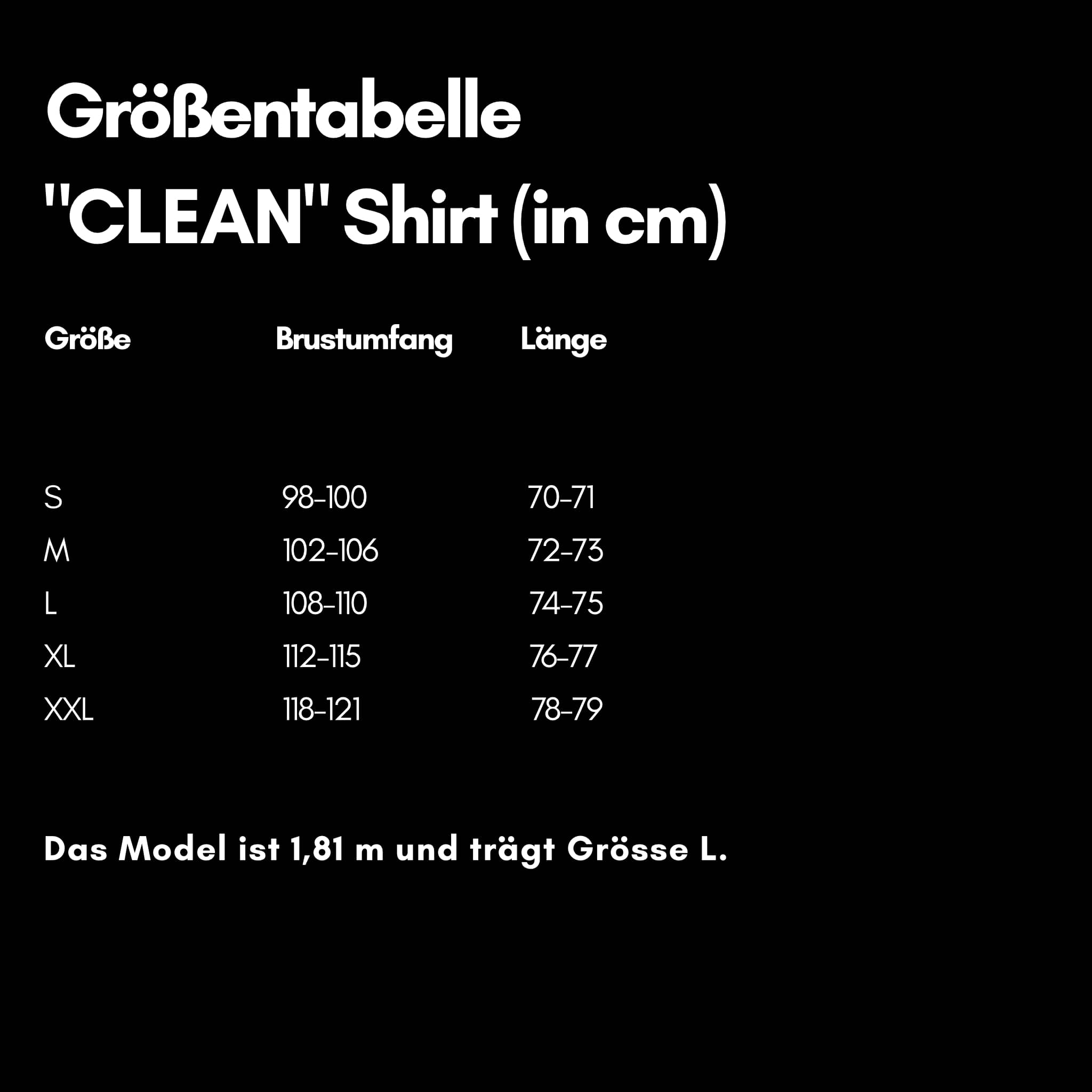 CLEAN I Natural Movement Shirt - schwarz
