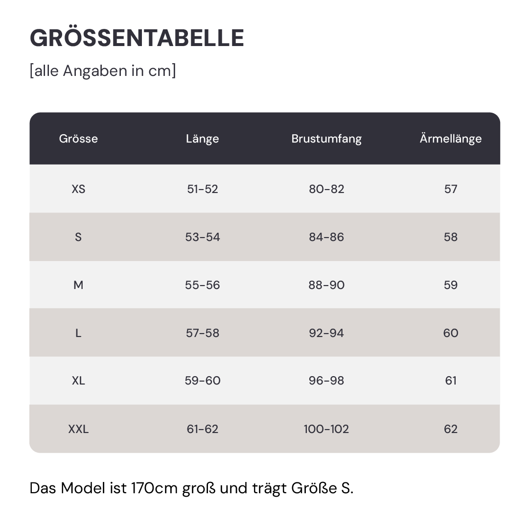 AURA | Natural Full-Zip – schwarz