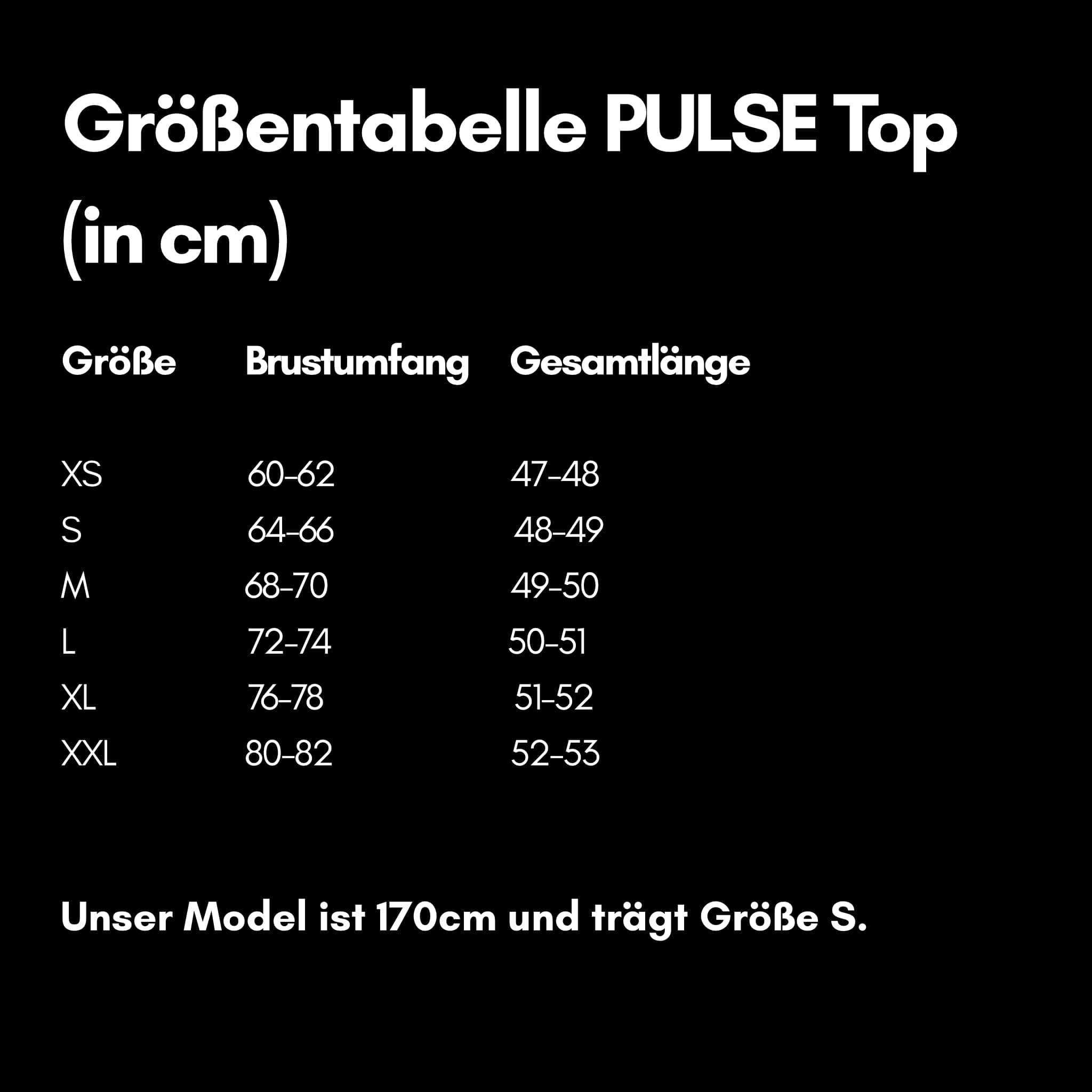 PULSE | Natural Sport Top – schwarz