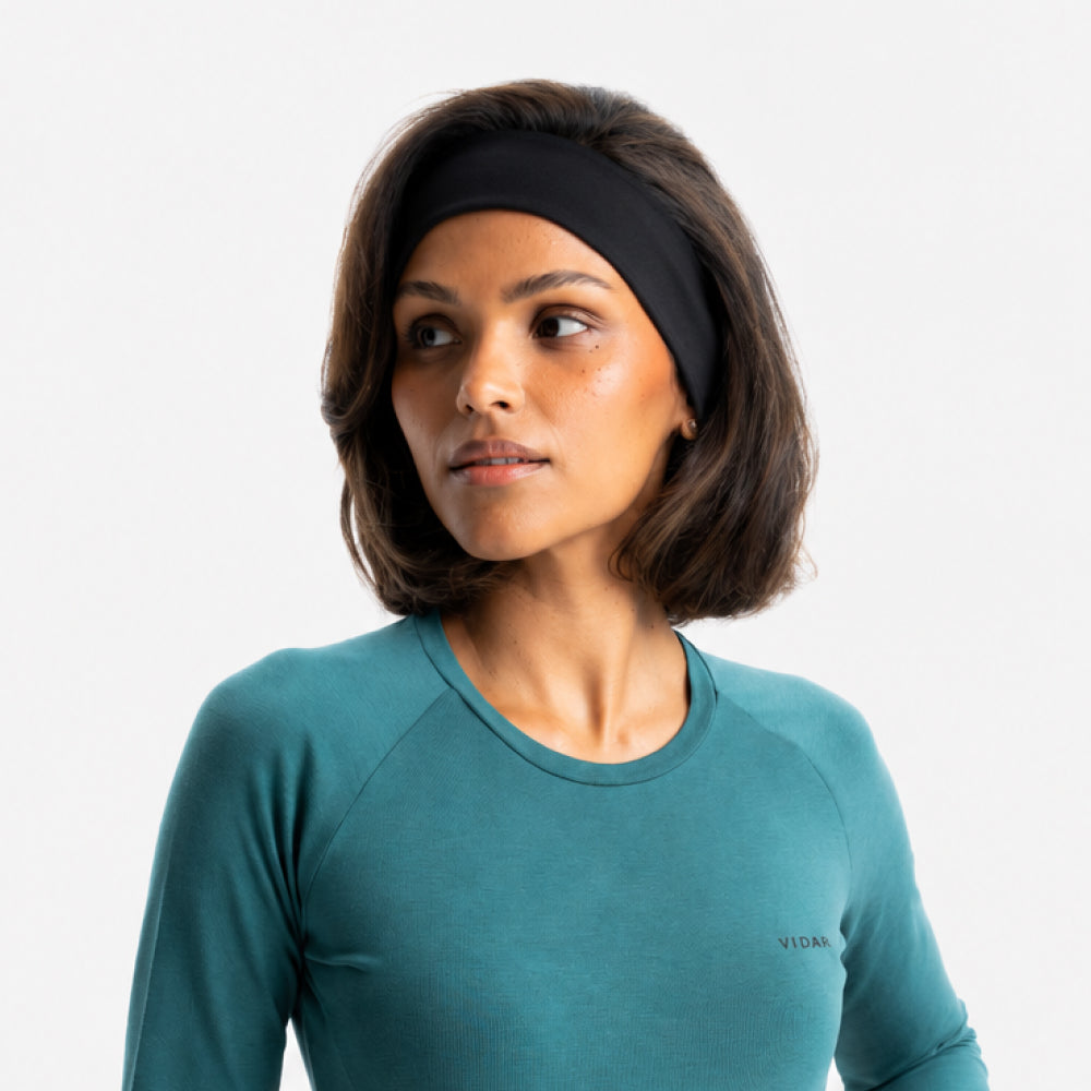 VIDAR Headband | Plant-based Sport Headband | Black