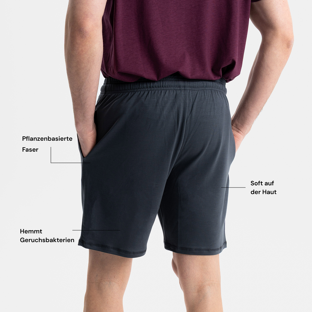 MOVE I Natural Sport Shorts | Iron Grey