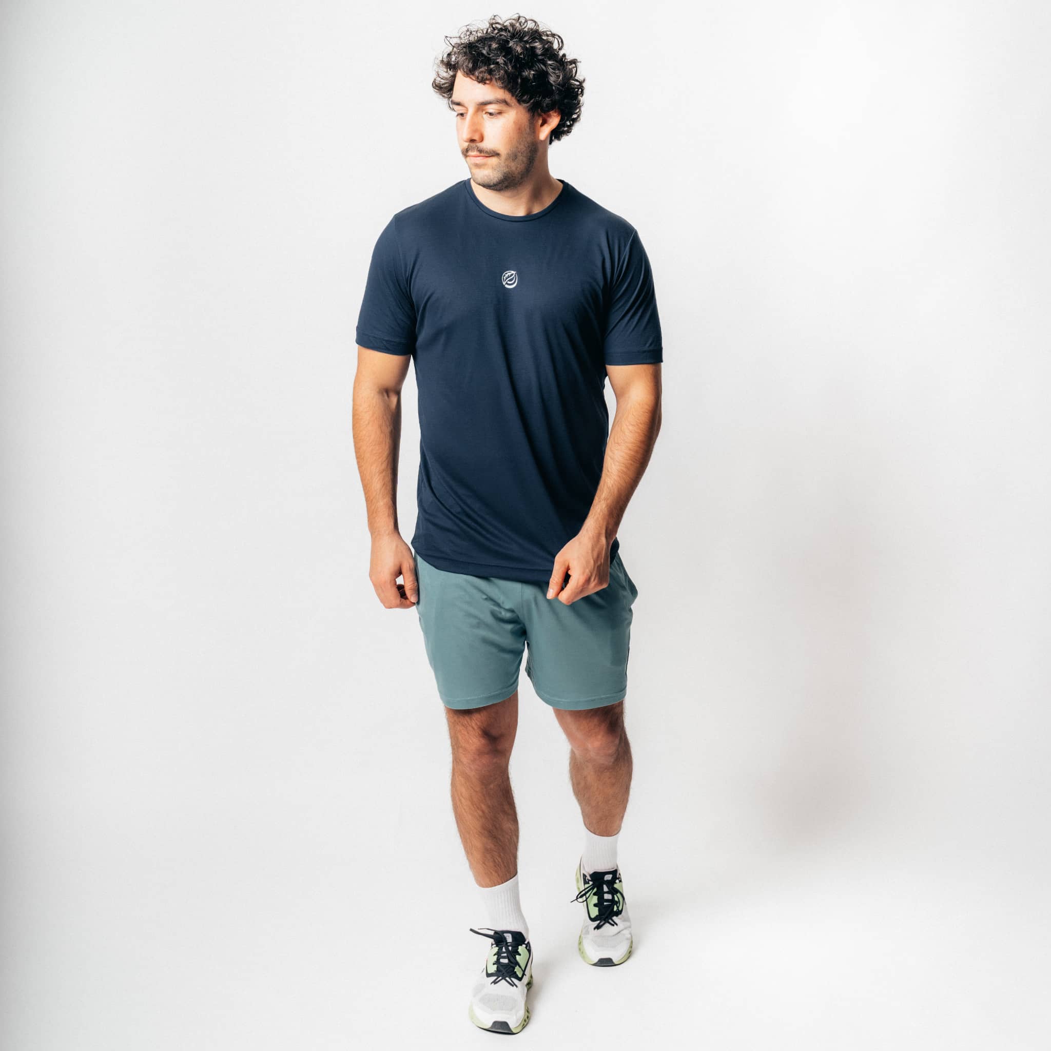 ATTITUDE 2.0 I Natural Performance Tee - navy blau