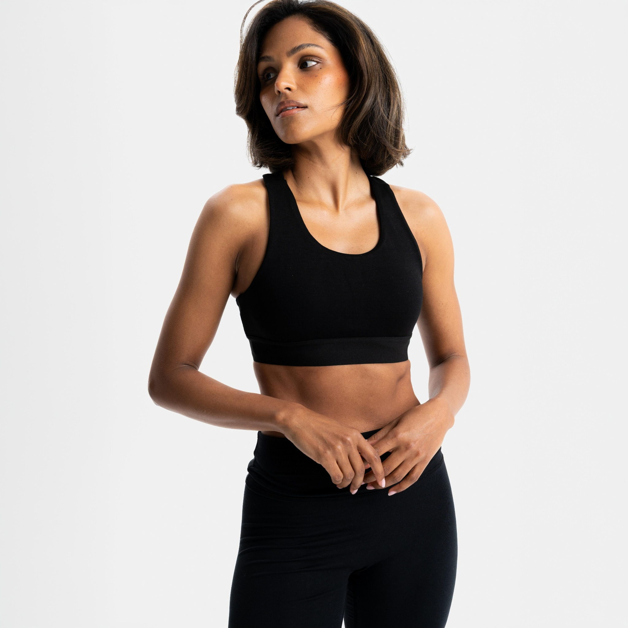 BREATH | Natural Sportsbra | Black