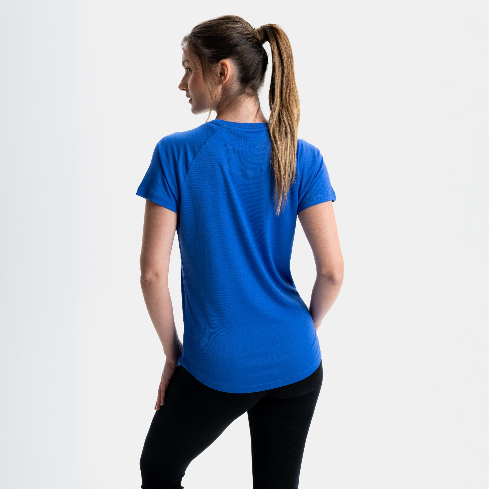 POSEIDA | Natural Performance Shirt | Electric Blue