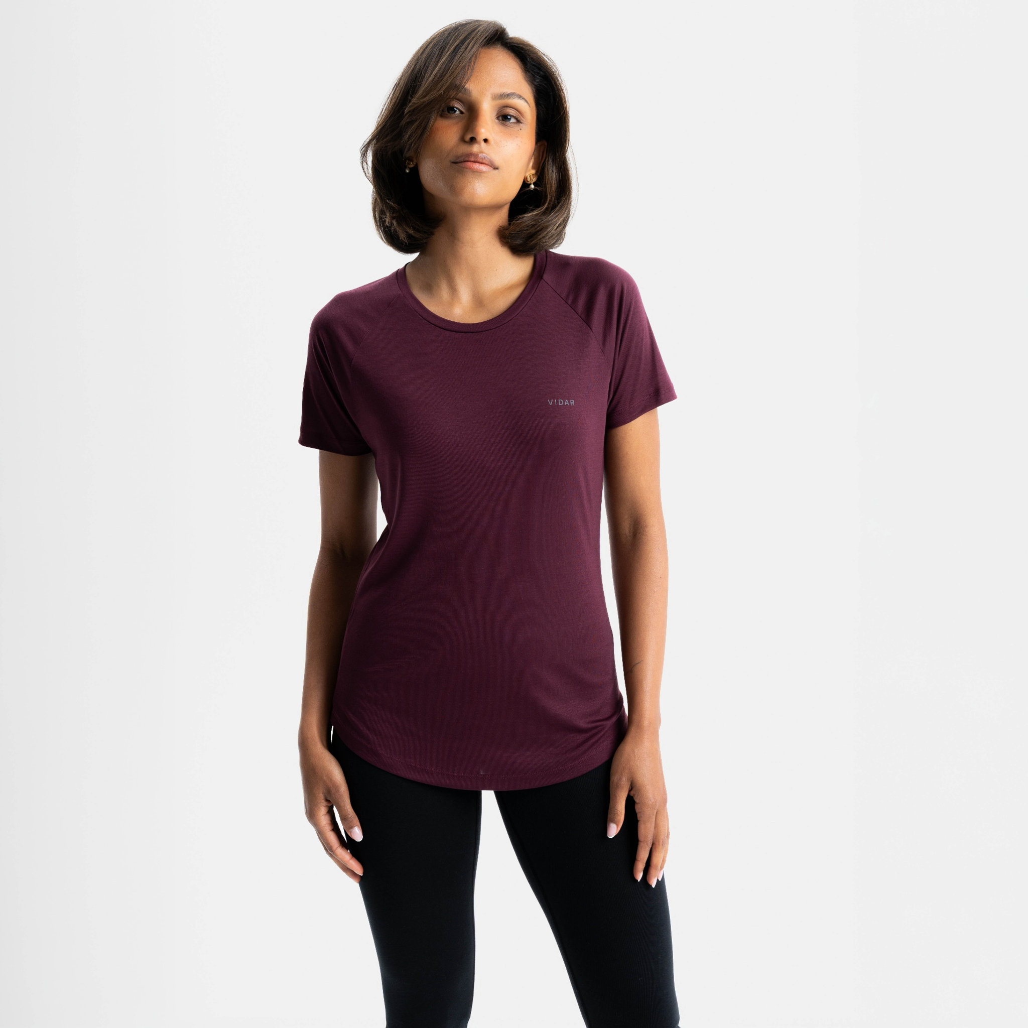 POSEIDA | Natural Performance Shirt | Burgundy Red