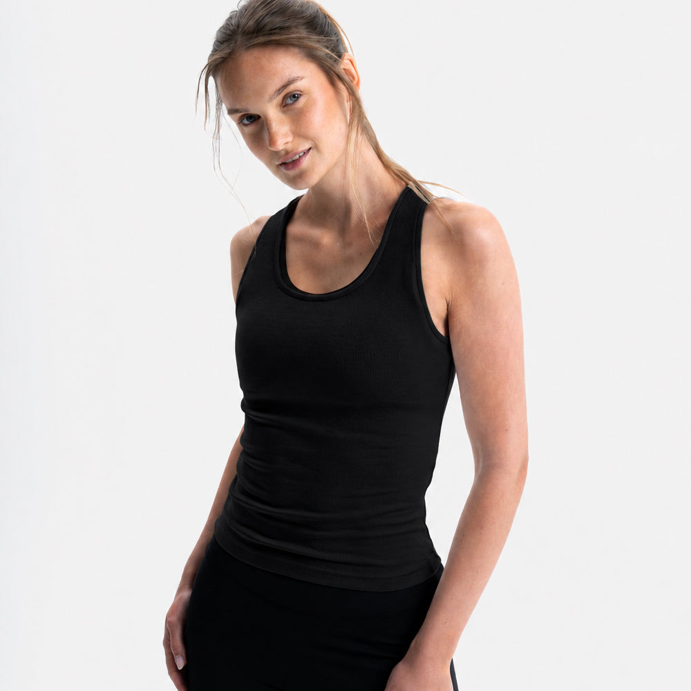 PULSE 2.0 | Plant-Based Sport Top | Black
