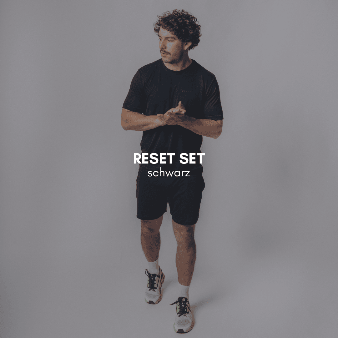 RESET Sportset (kurz) - schwarz