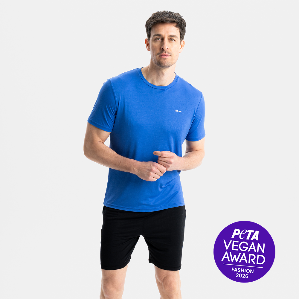 RESET I Natural Performance Tee | Electric Blue