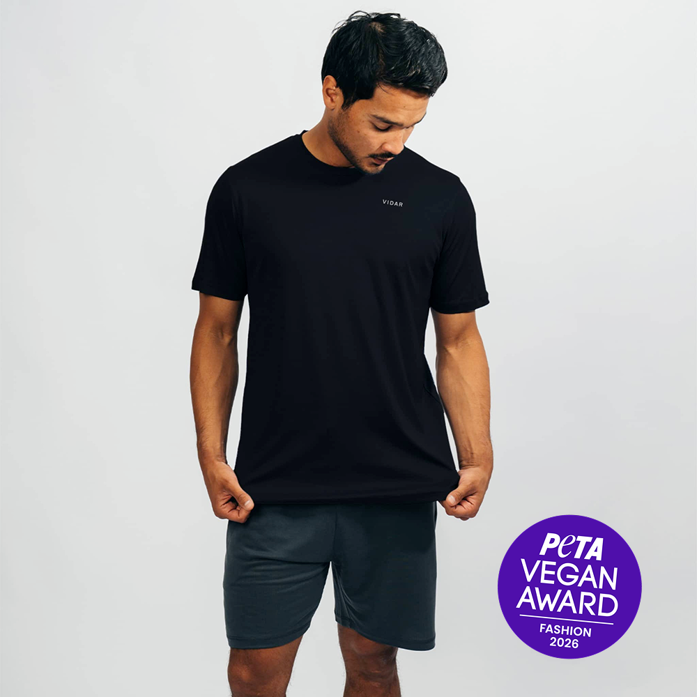 RESET I Natural Performance Tee | Black