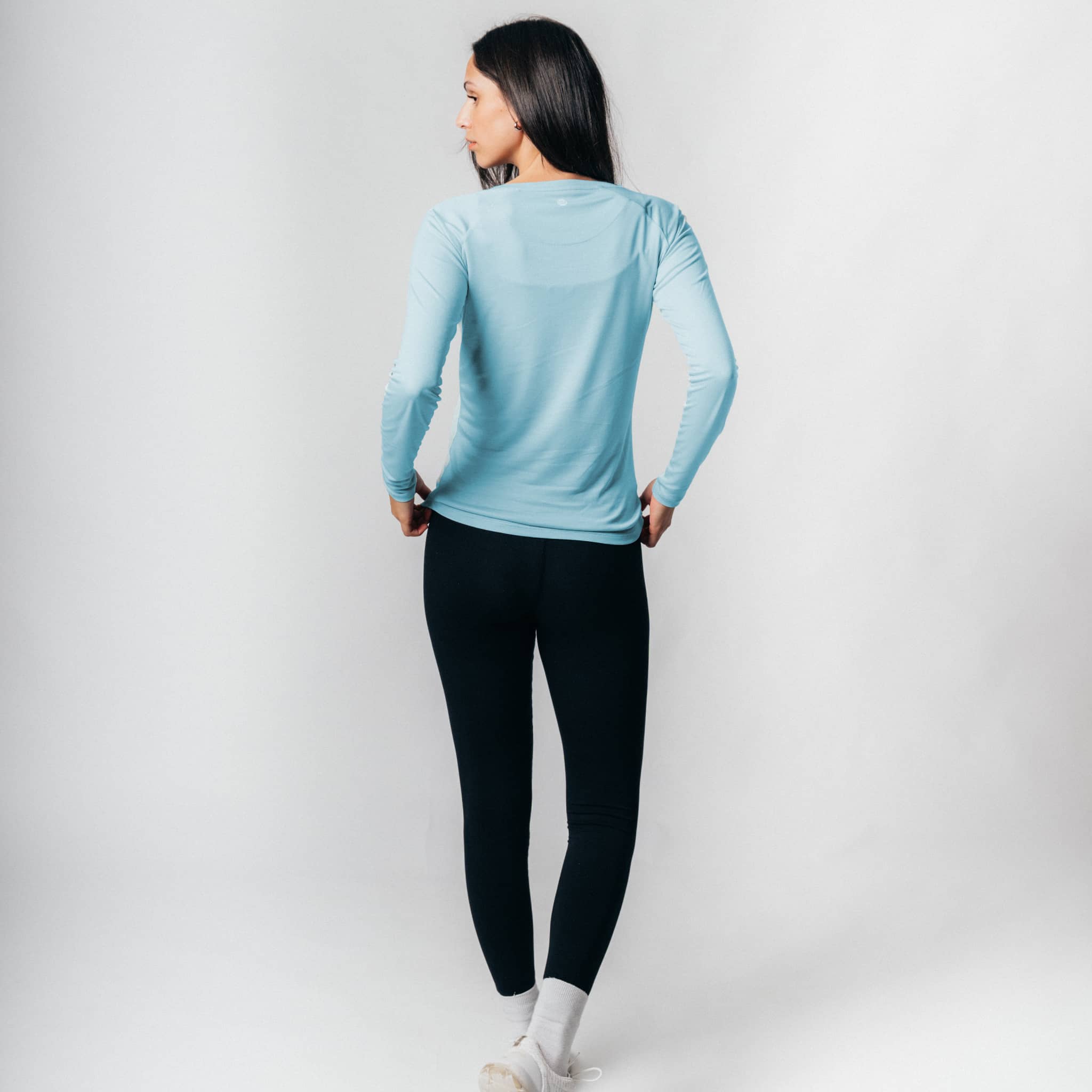 FLOW Sportset (lang) - sky blue / schwarz