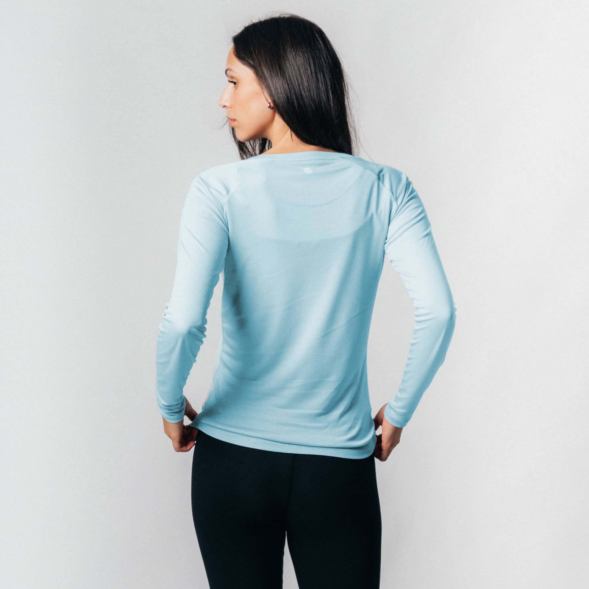 FLOW Sportset (lang) - sky blue / schwarz