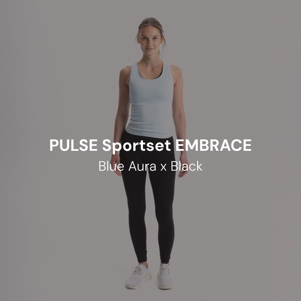 PULSE Sportset EMBRACE | Blue Aura x Black