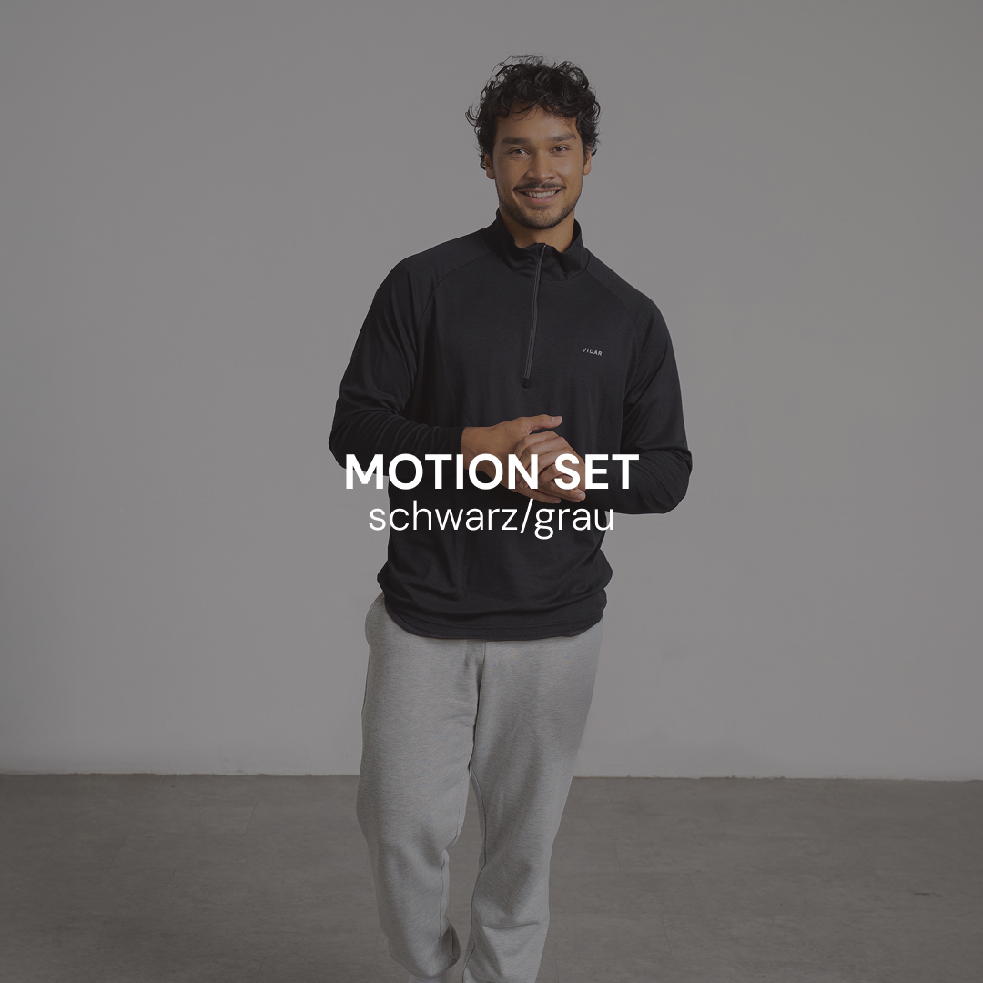 MOTION Set schwarz / grau